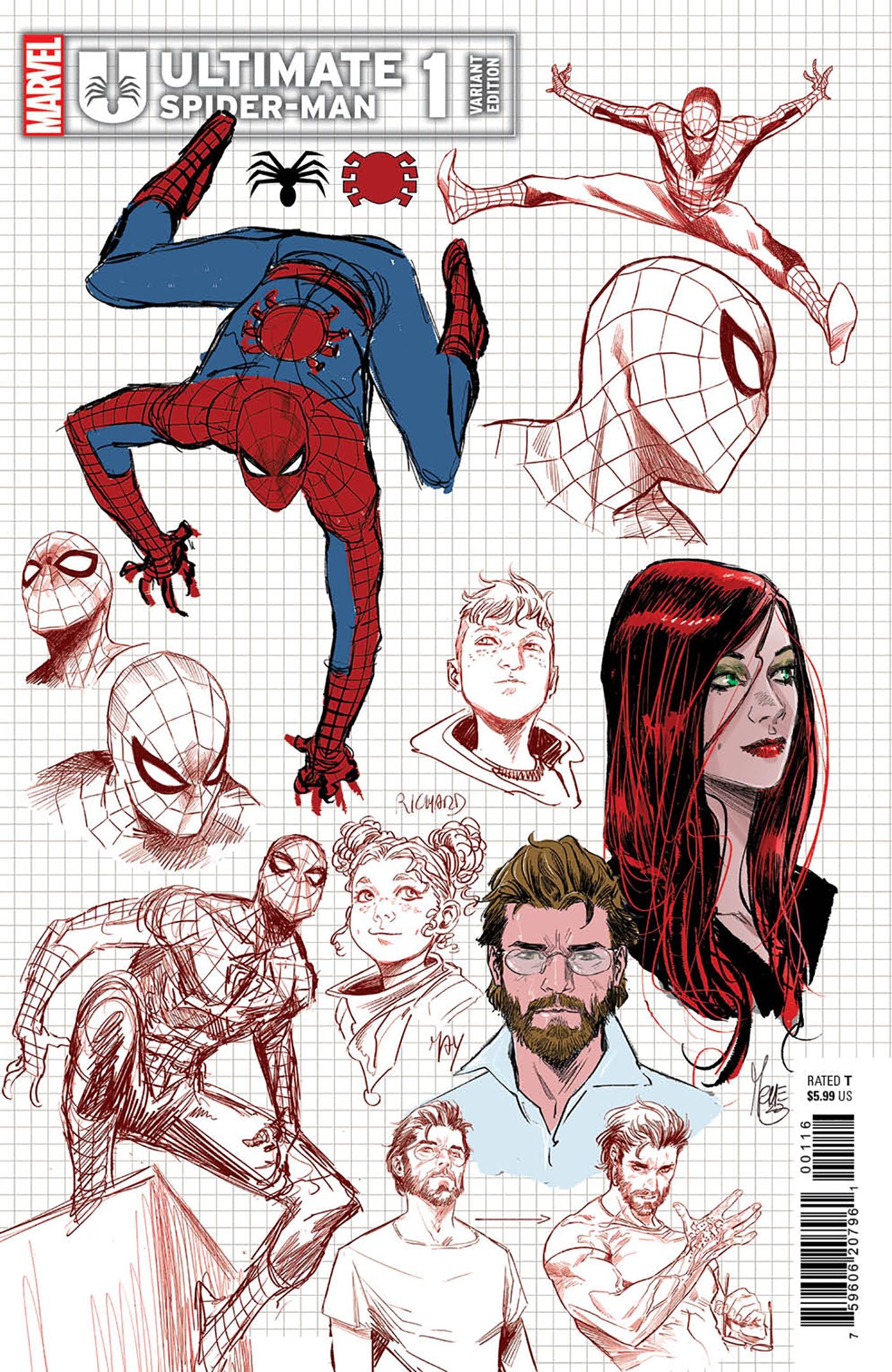 Ultimate Spider-Man #1 MARVEL 1:10 Checchetto Design 01/10/2024 | BD Cosmos