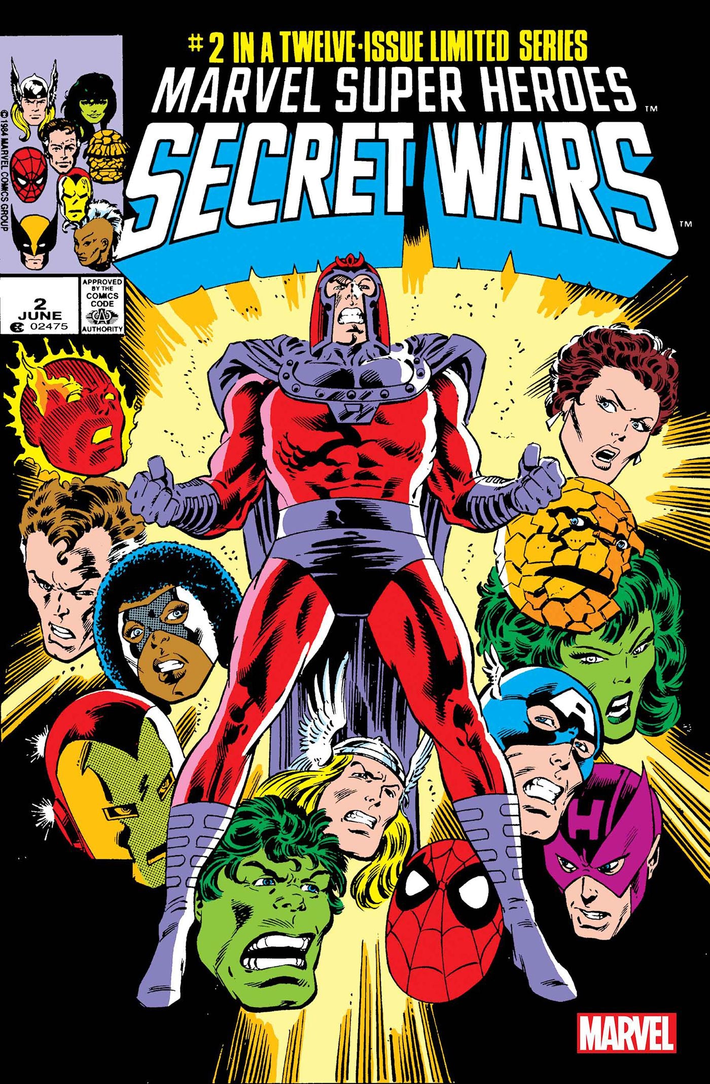 Marvel Super Heroes Secret Wars #2 MARVEL B Fac-similé Foil 02/28/2024 | BD Cosmos