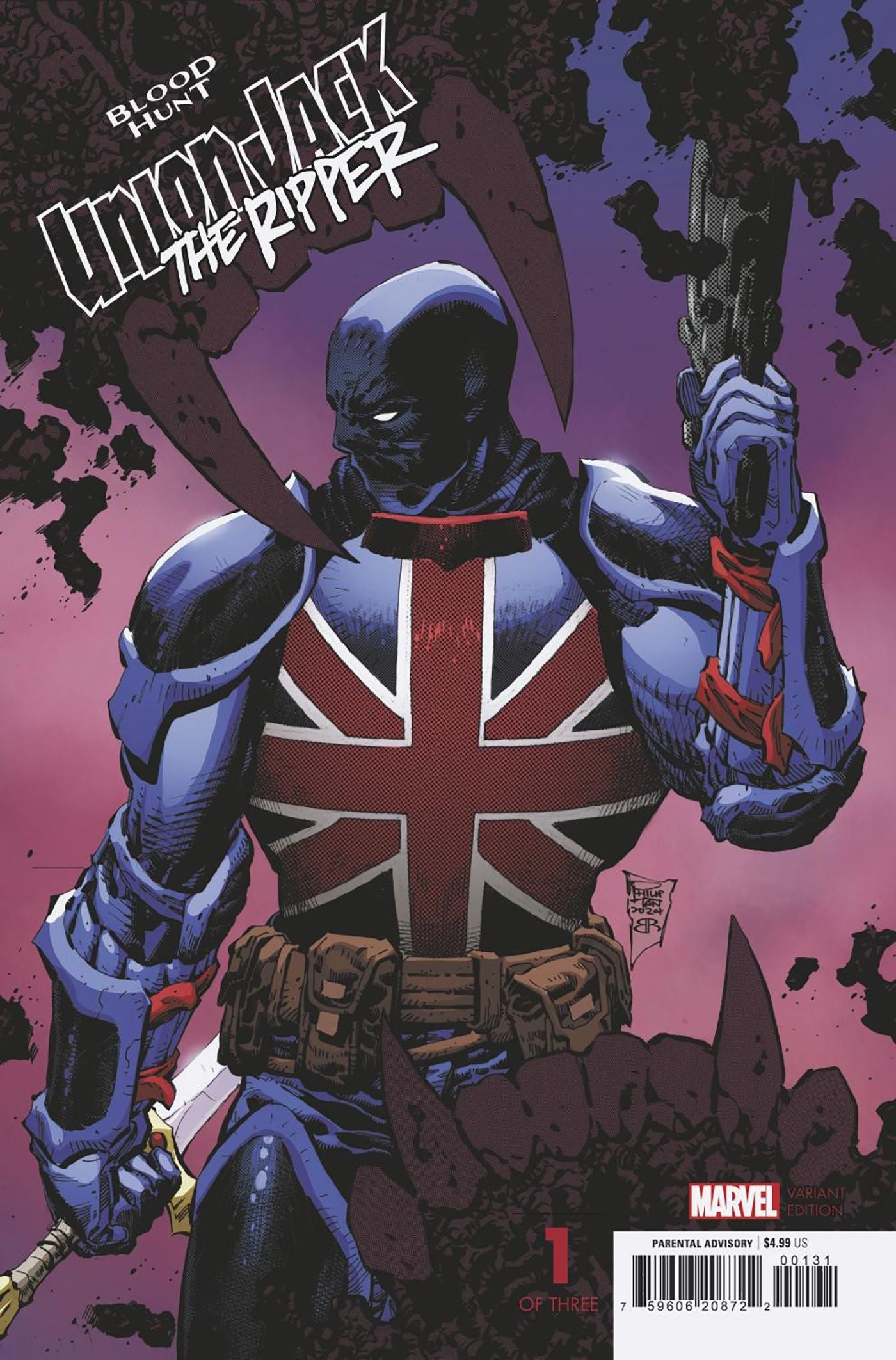Union Jack The Ripper Blood Hunt #1 C MARVEL Tan Release 05/22/2024 | BD Cosmos