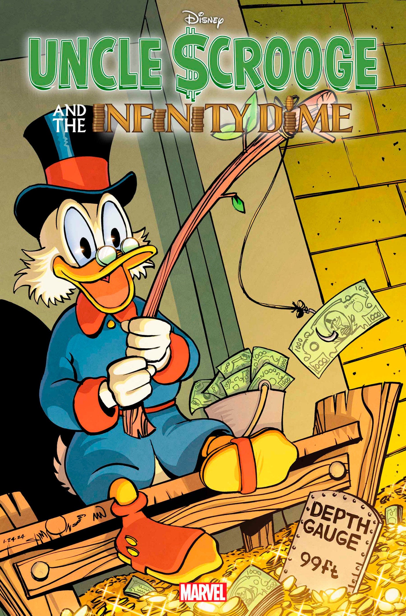 Uncle Scrooge Infinity Dime #1 MARVEL 1:25 Simonson Release 06/19/2024 | BD Cosmos