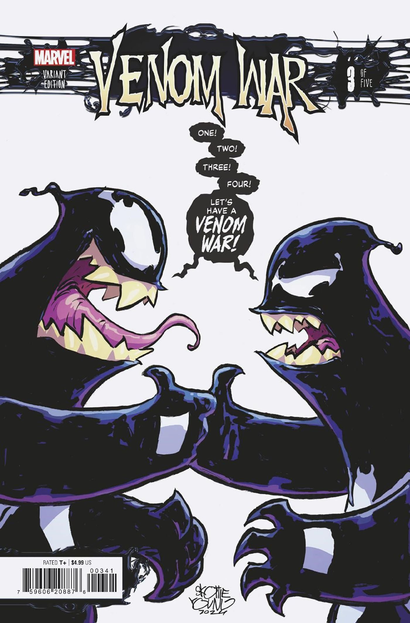 Venom War #3 Marvel Skottie Young Release 10/02/2024 | BD Cosmos