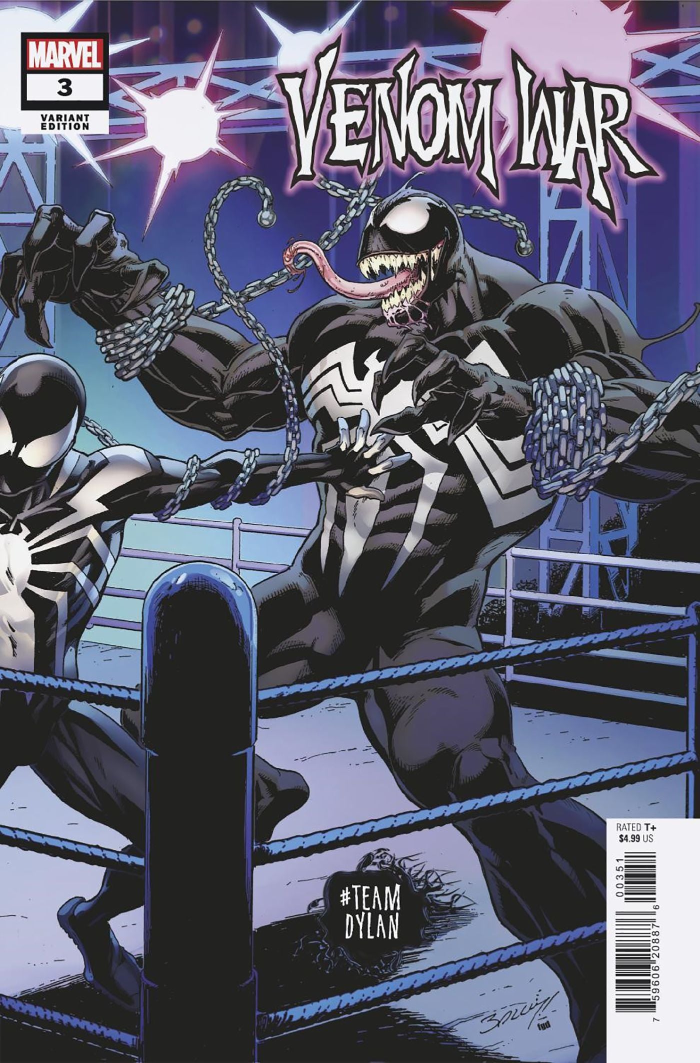 Venom War #3 Marvel Mark Bagley Team Dylan Release 10/02/2024 | BD Cosmos