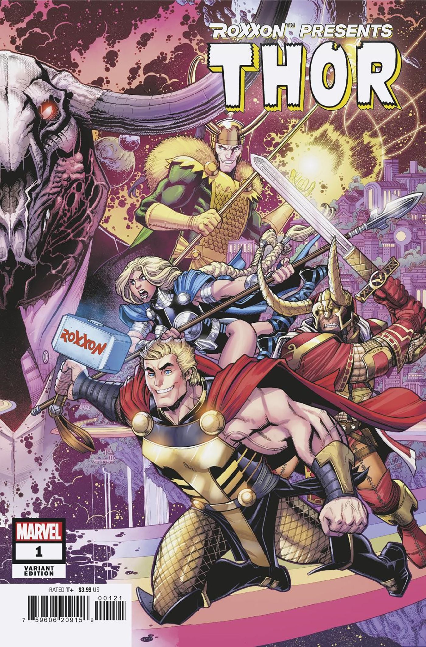 Roxxon Presents Thor #1 MARVEL Bradshaw Connecting 04/17/2024 | BD Cosmos