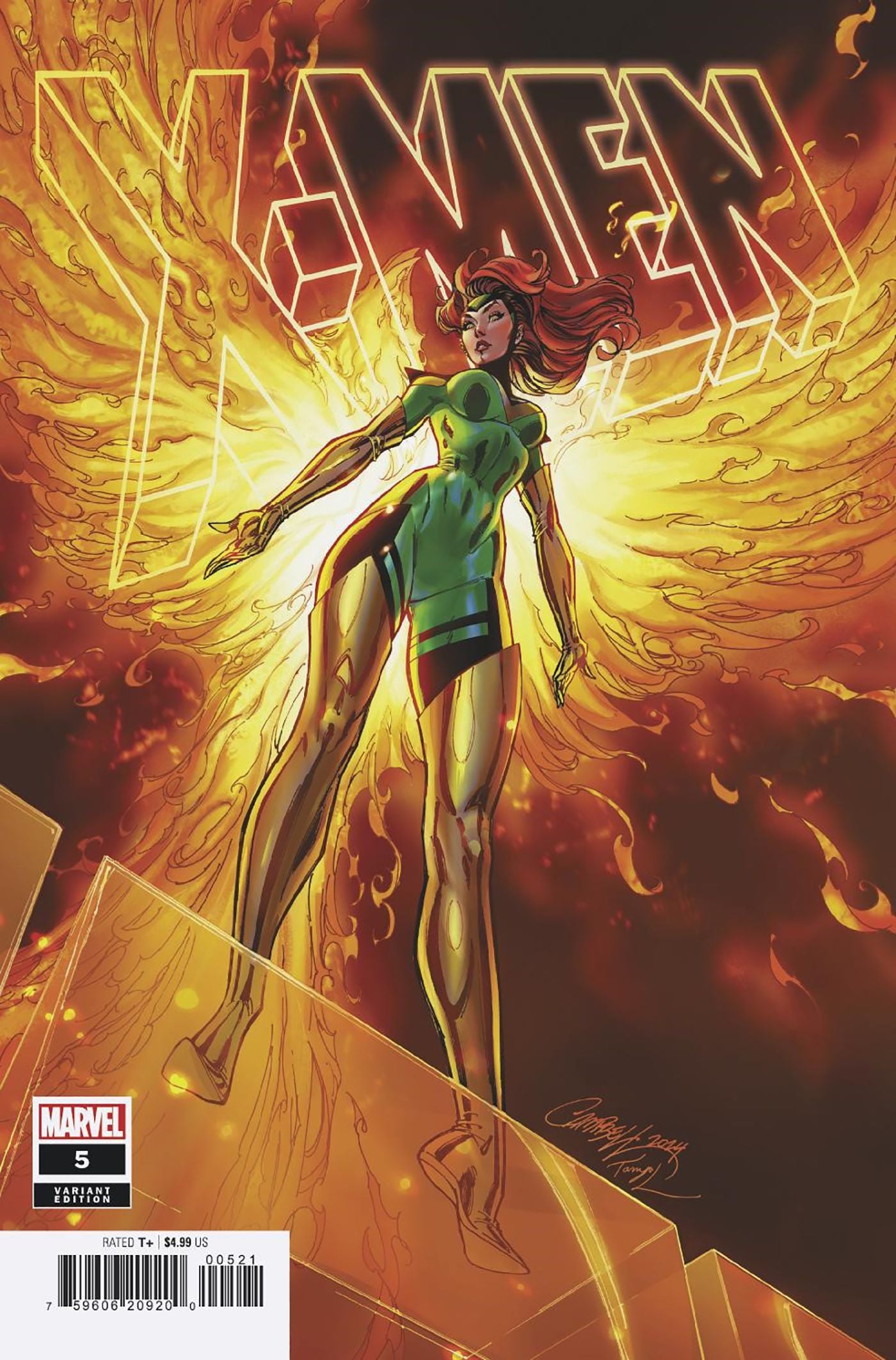 X-Men #5 Marvel J. Scott Campbell Jean Grey Release 10/02/2024 | BD Cosmos