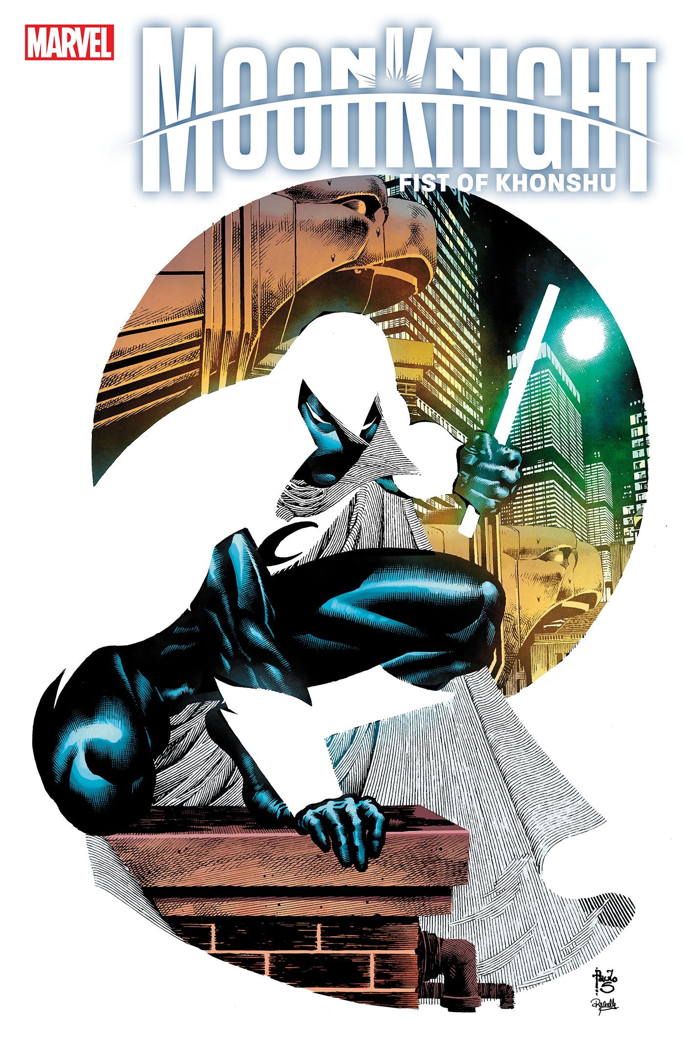 Moon Knight Fist Of Khonshu #1 Marvel Siqueira Silver Foil 10/16/2024 | BD Cosmos
