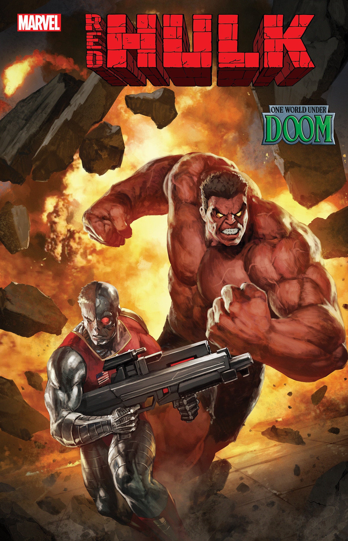 Red Hulk #2 Skan Variant [Doom] | BD Cosmos