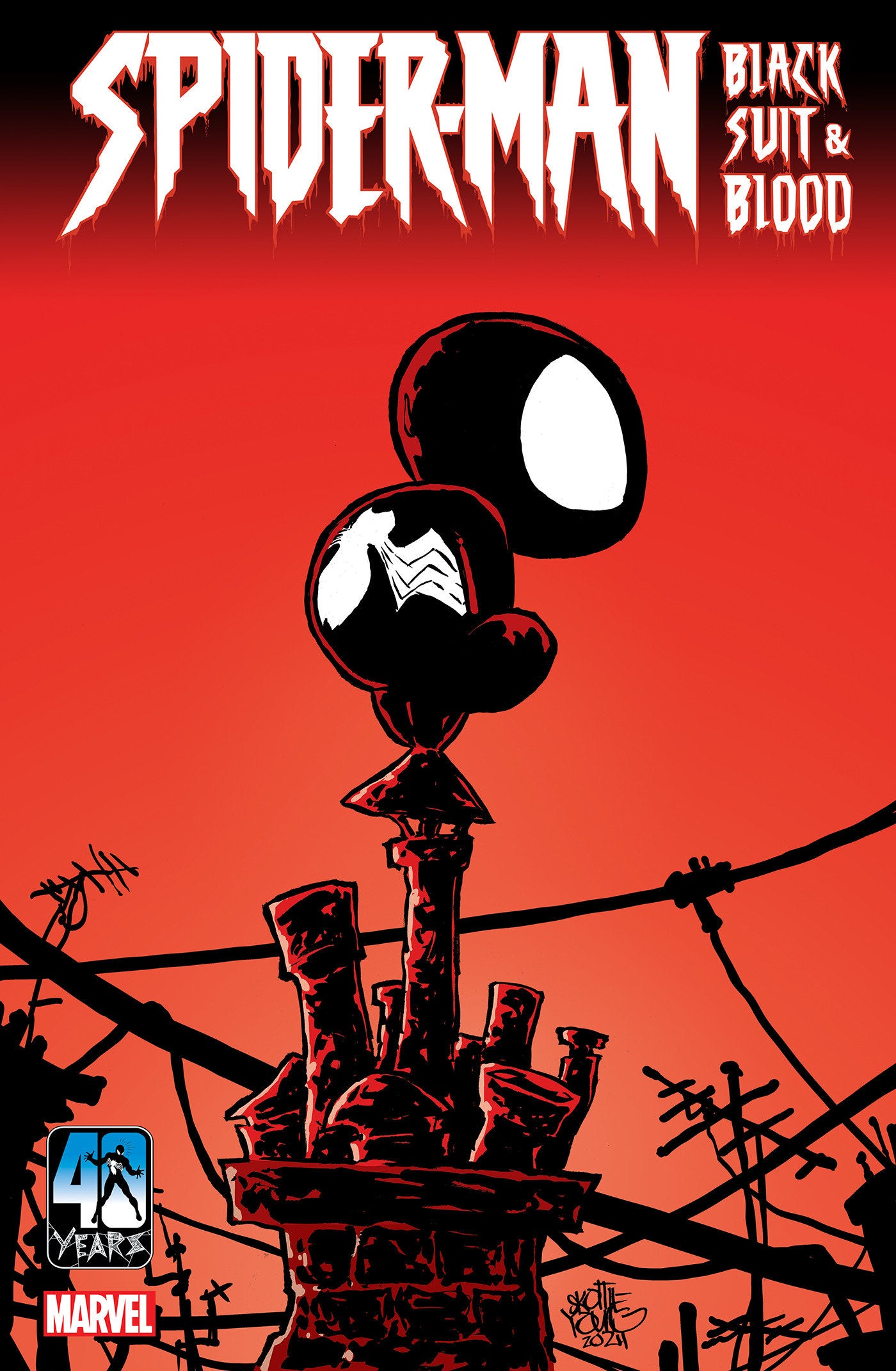 Spider-Man: Black Suit & Blood #1 Skottie Young Variant | BD Cosmos