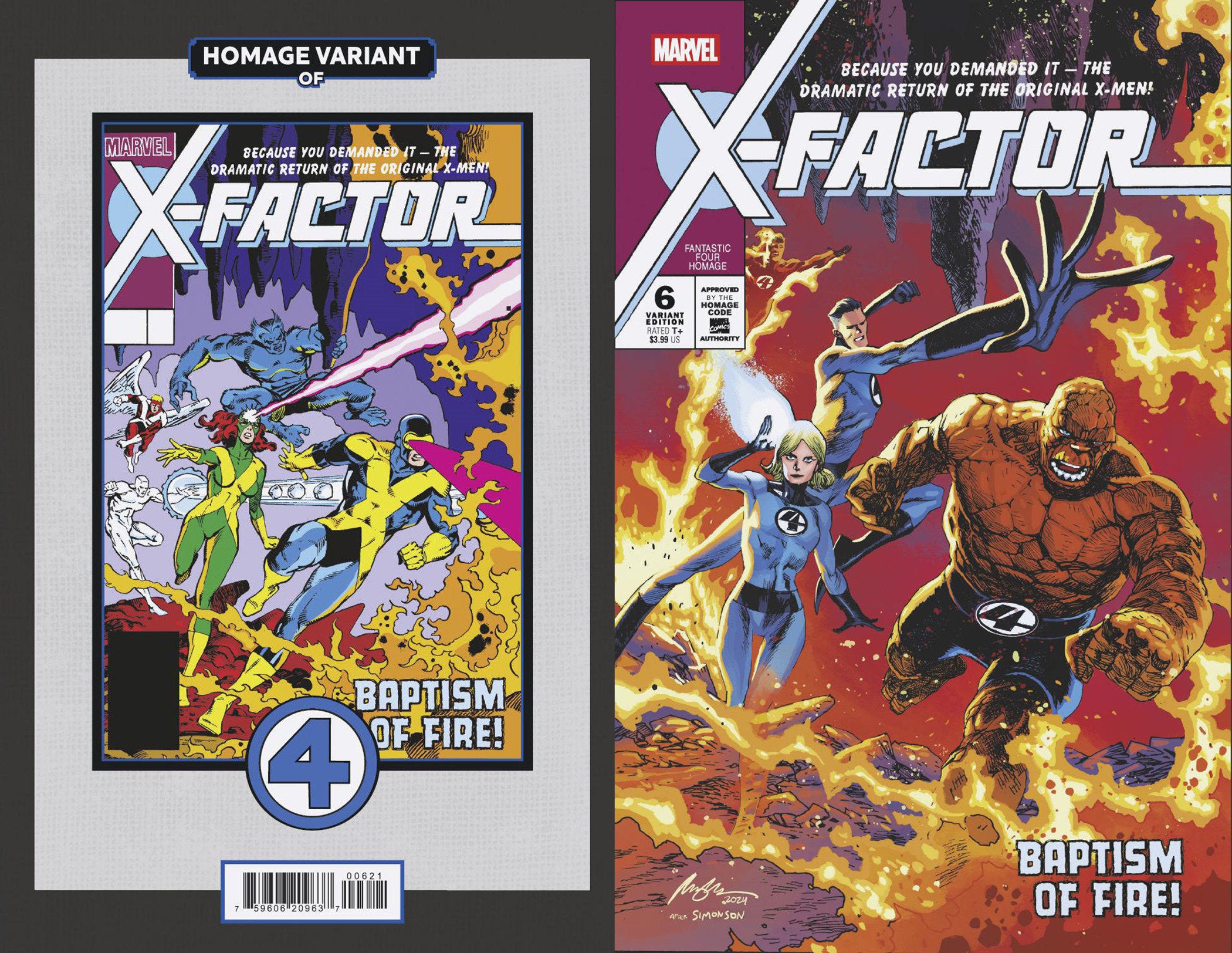 X-Factor #6 Rafael Albuquerque Fantastic Four Homage Variant | BD Cosmos