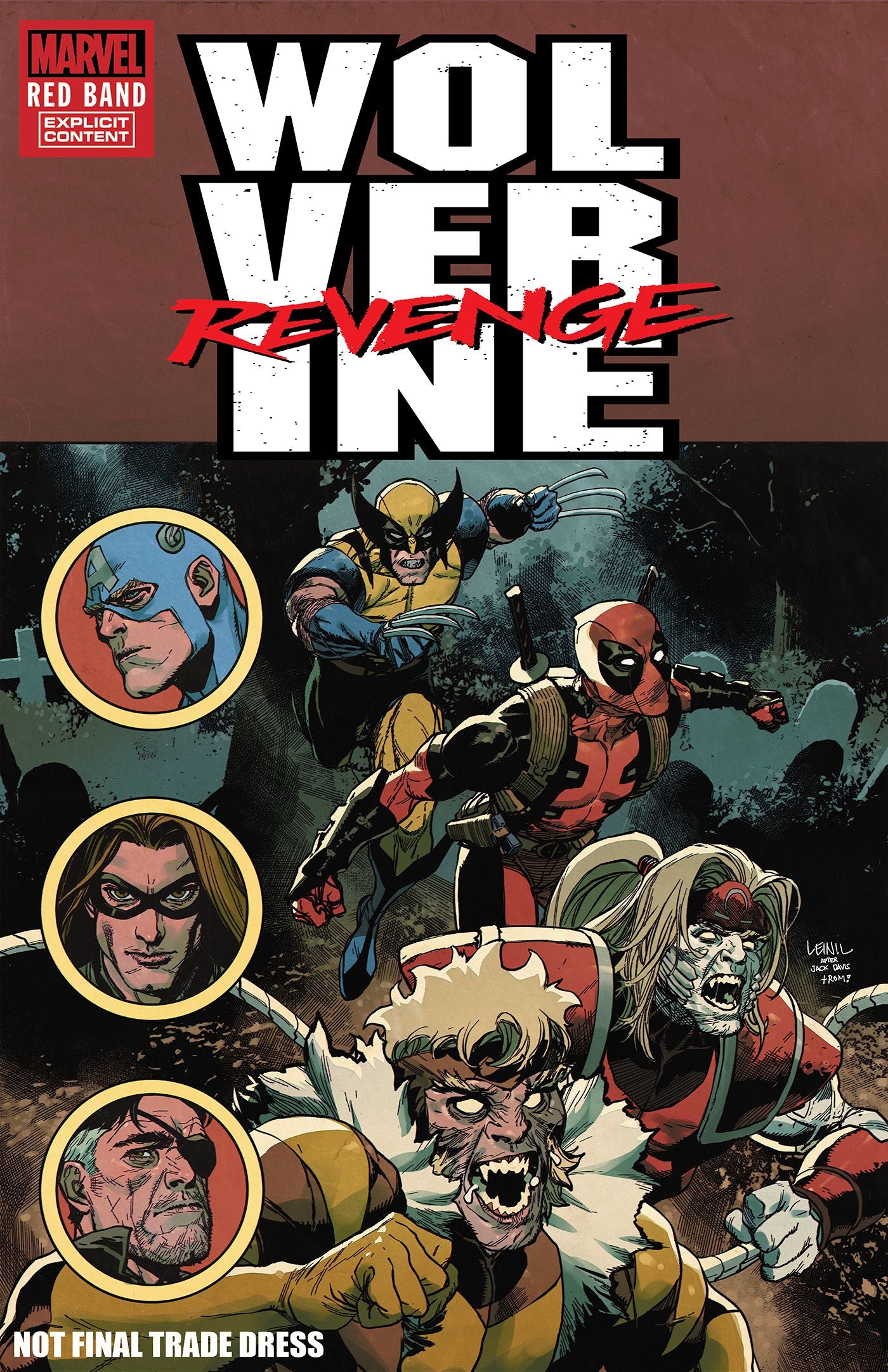 Wolverine Revenge Red Band #1 1:25 Marvel Leinil Yu Homage Release 08/21/2024 | BD Cosmos