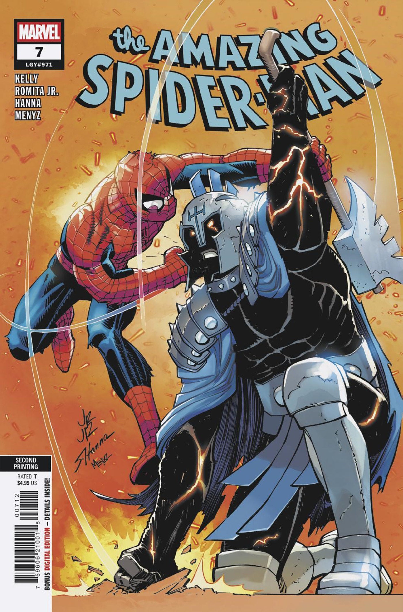 Amazing Spider-Man #7 John Romita Jr. 2nd Print 08/13/2025 | BD Cosmos