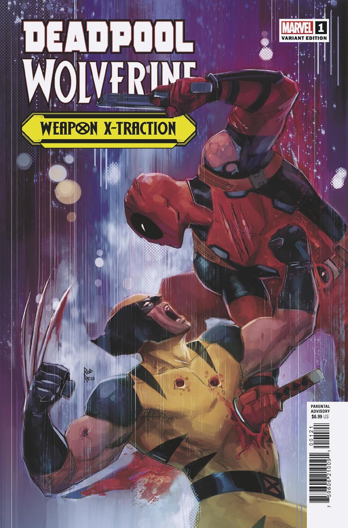 Deadpool/Wolverine: Weapon X-Traction #1 Rod Reis Variant | BD Cosmos
