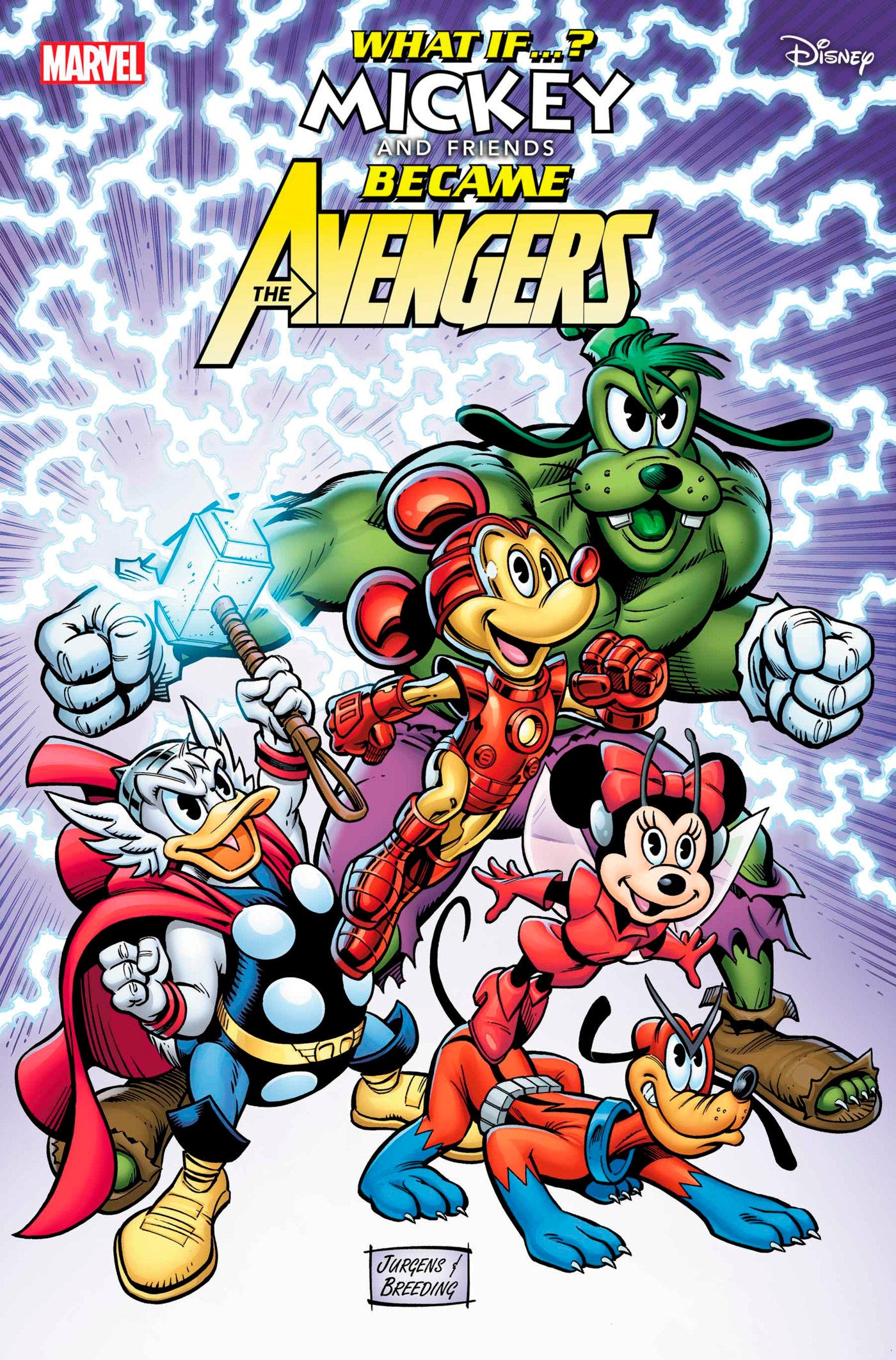 Disney What if Mickey & Friends Became Avengers #1 MARVEL Jurgens 03/05/2025 | BD Cosmos