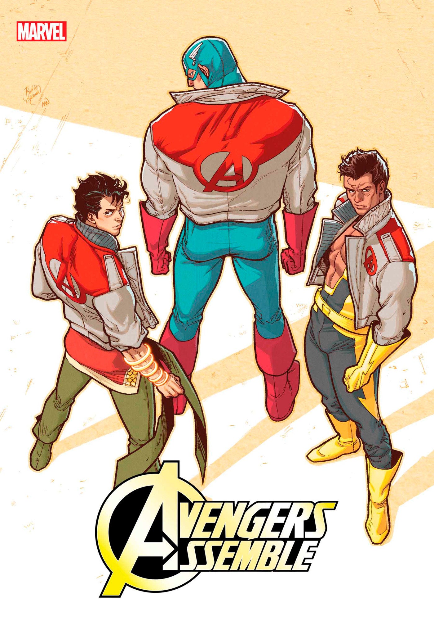 Avengers Assemble #4 Rickie Yagawa Avengers Jacket Variant | BD Cosmos