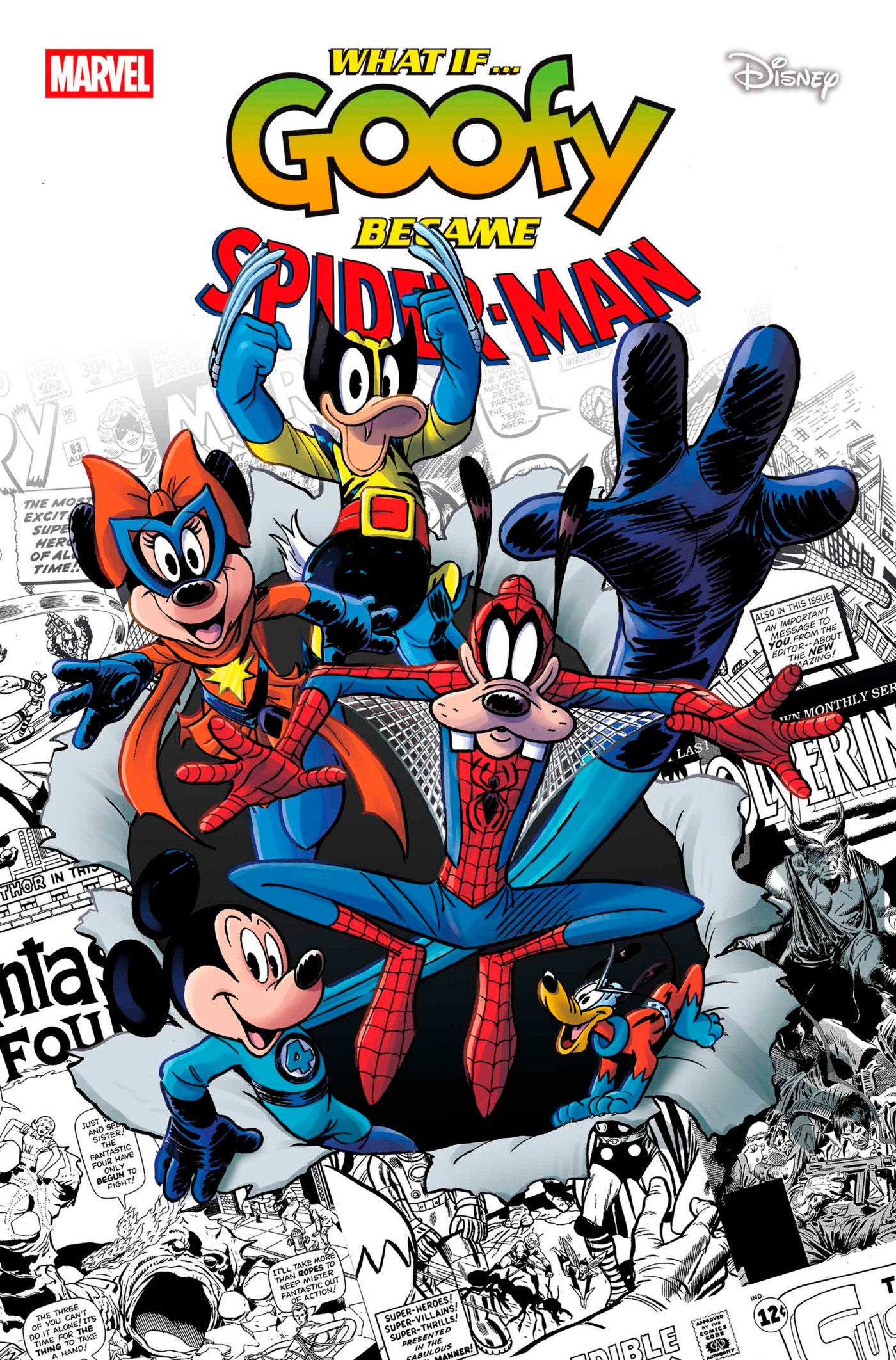 Disney What If Goofy Became Spider-Man #1 MARVEL Andrea Feccero 07/30/2025 | BD Cosmos
