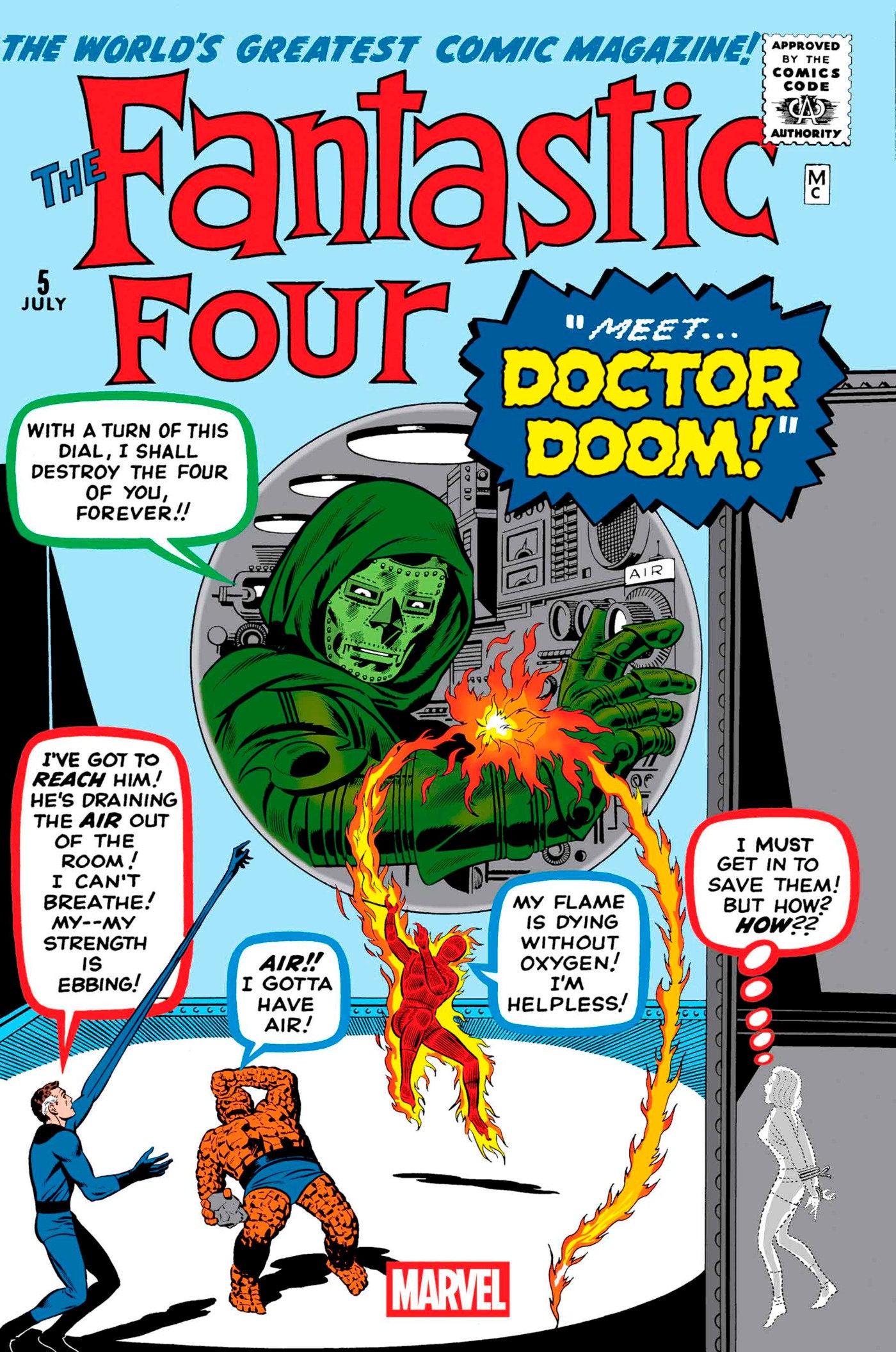 Fantastic Four #5 MARVEL Facsimile Edition Release 05/14/2025 | BD Cosmos
