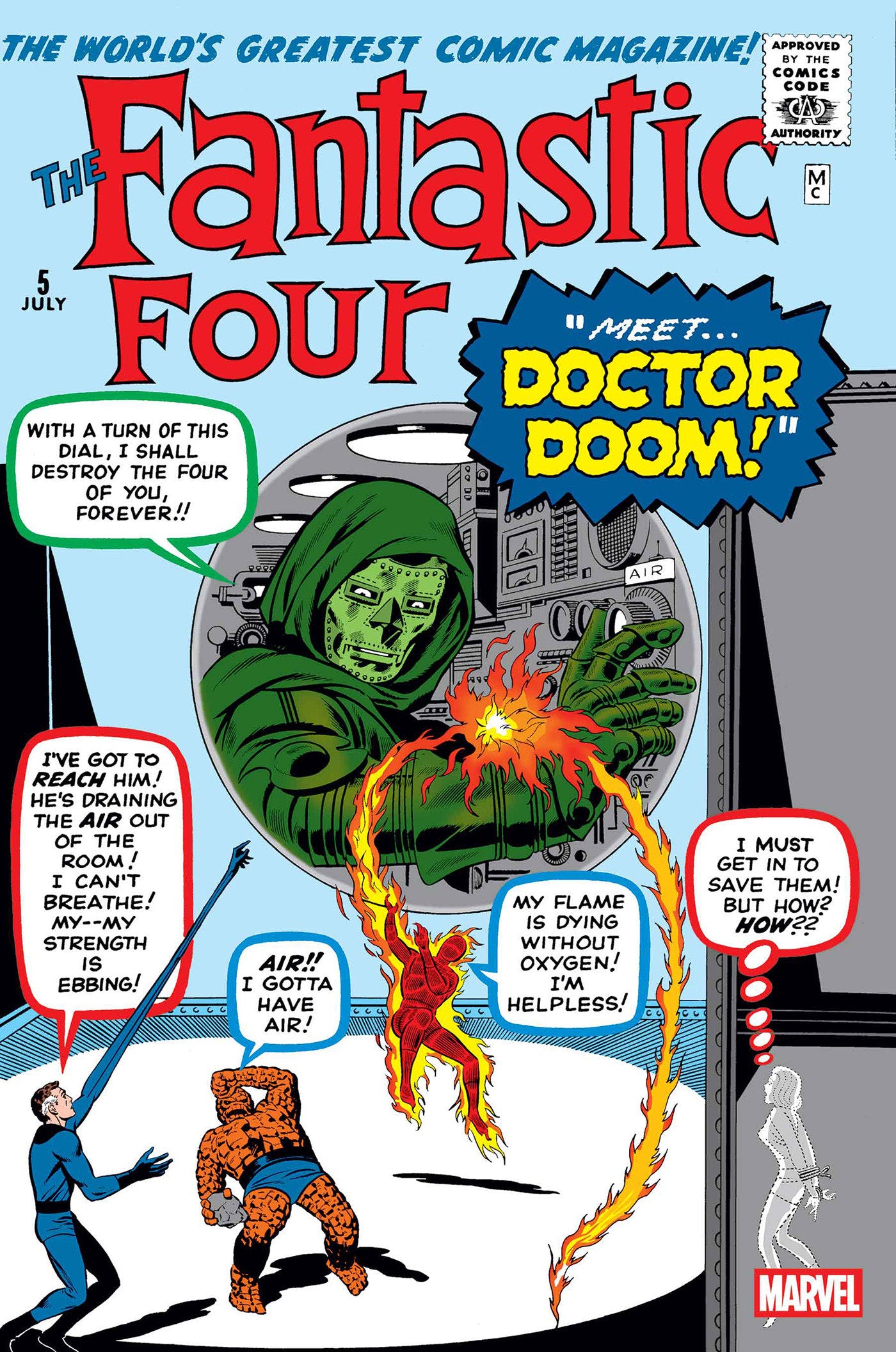Fantastic Four #5 MARVEL Facsimile Edition Foil Release 05/14/2025 | BD Cosmos