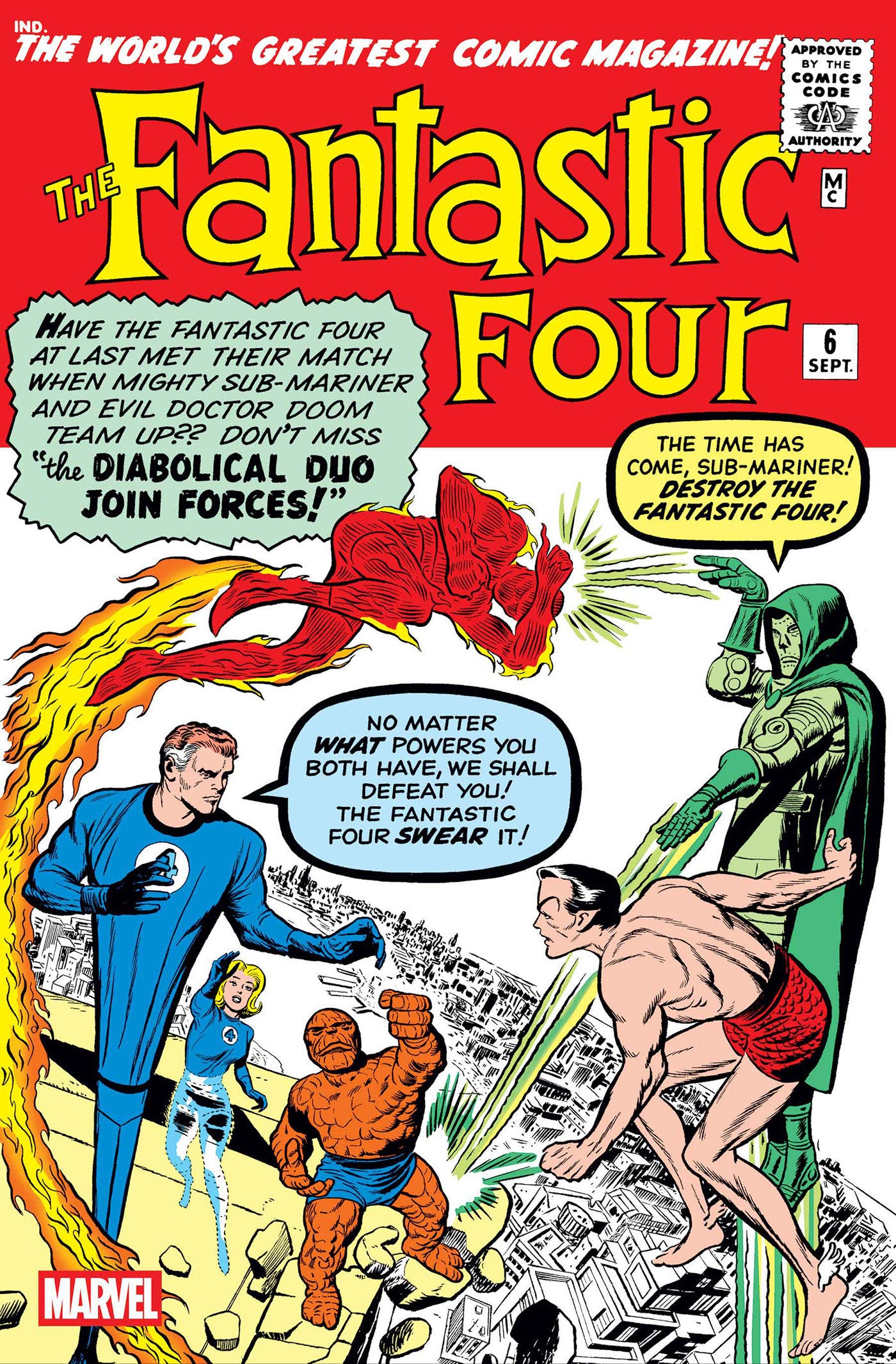 Fantastic Four #6 MARVEL Facsimile Edition Foil 06/11/2025 | BD Cosmos