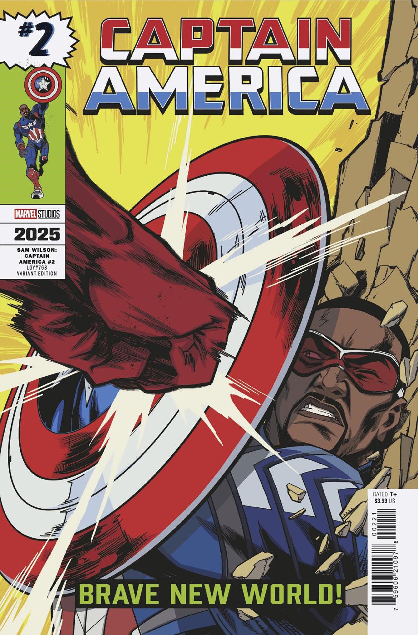 Sam Wilson, Captain America #2 Khary Randolph Marvel Studios Variant | BD Cosmos