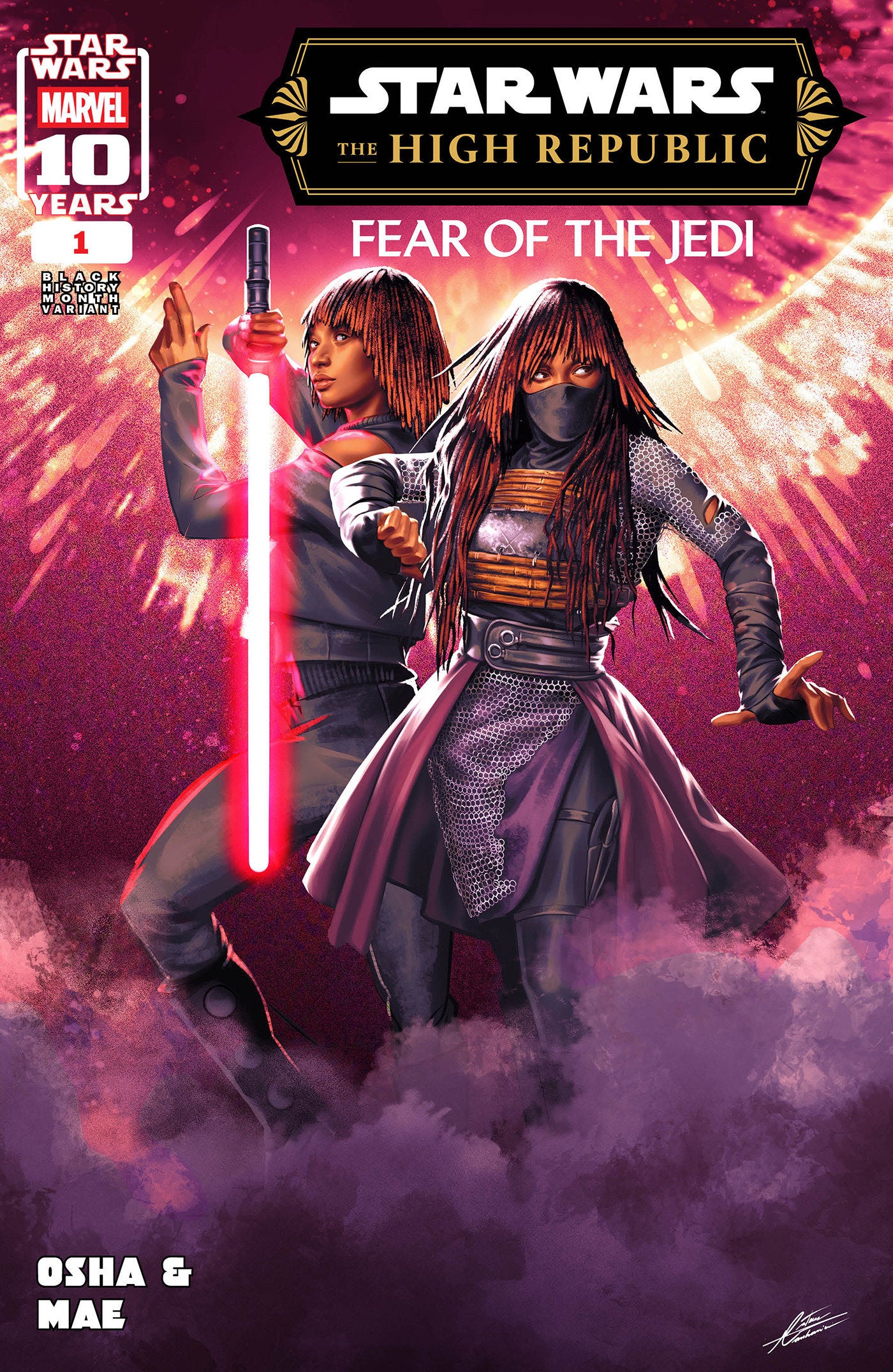 Star Wars High Republic Fear Of The Jedi #1 MARVEL Osha & Mae Manhanini  02/19/2025 | BD Cosmos