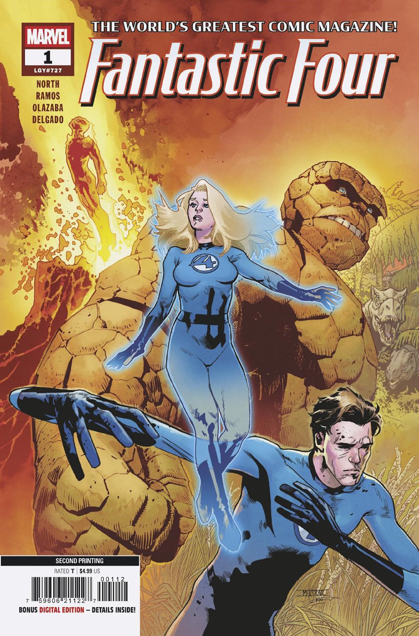 Fantastic Four #1 2nd Print Marvel Mahmud Asrar 08/20/2025 | BD Cosmos