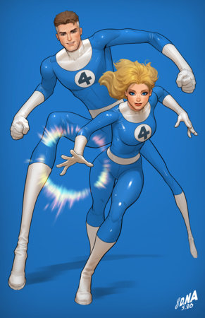 Fantastic Four #14 Marvel 1:50 Nakayama Color Block Blue Virgin 07/15/2026 | BD Cosmos