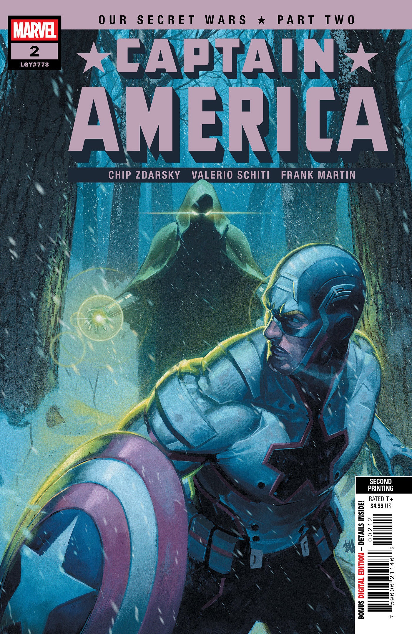 Captain America #2 2nd Print Marvel Ben Harvey 09/17/2025 | BD Cosmos