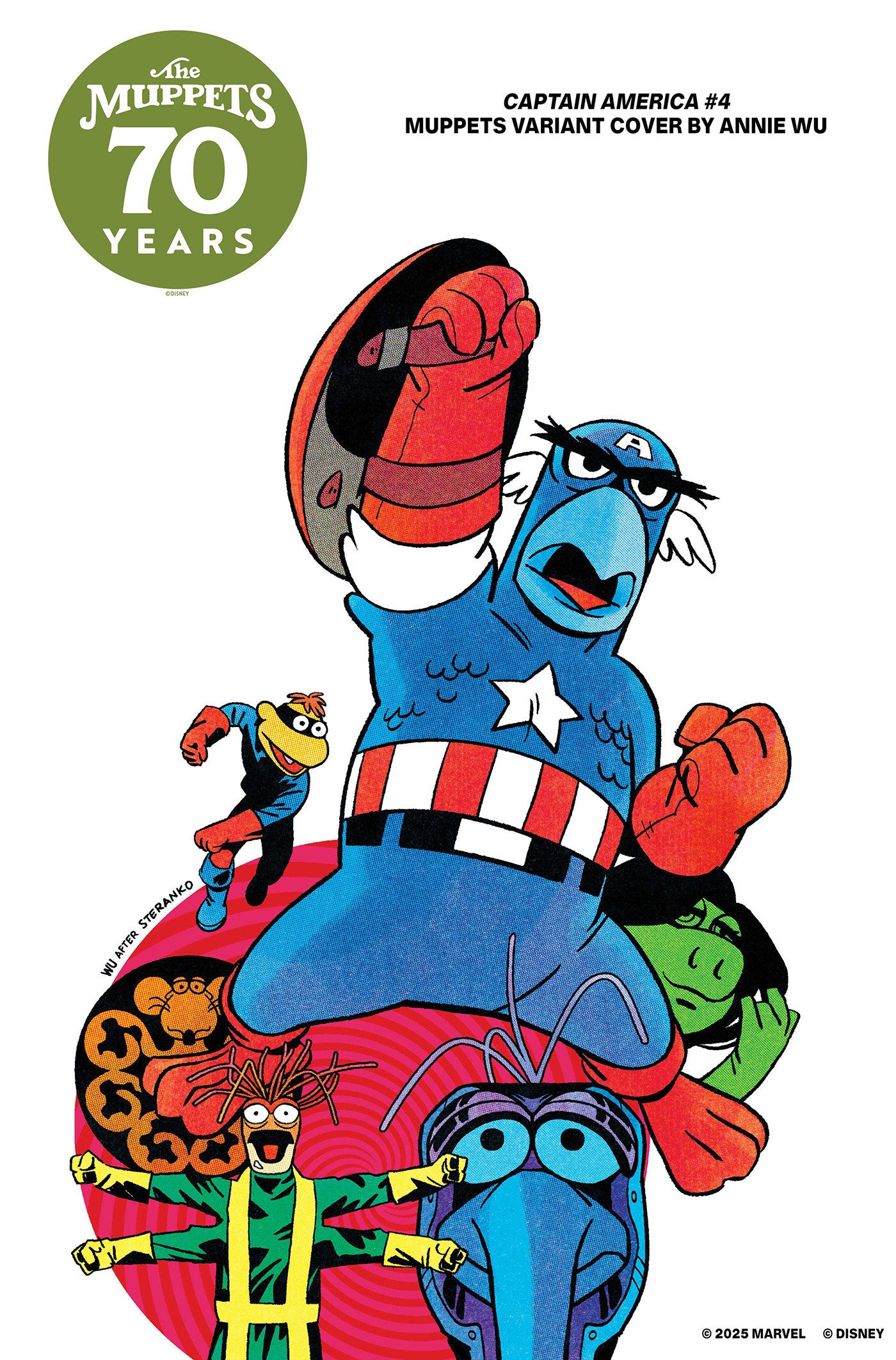 Captain America #4 MARVEL Annie Wu Muppets 10/15/2025 | BD Cosmos