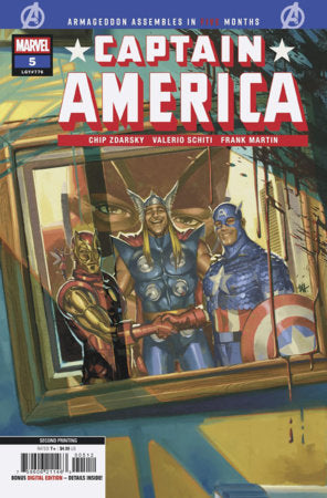 Captain America #5 Ben Harvey 2nd Print 01/28/2026 | BD Cosmos