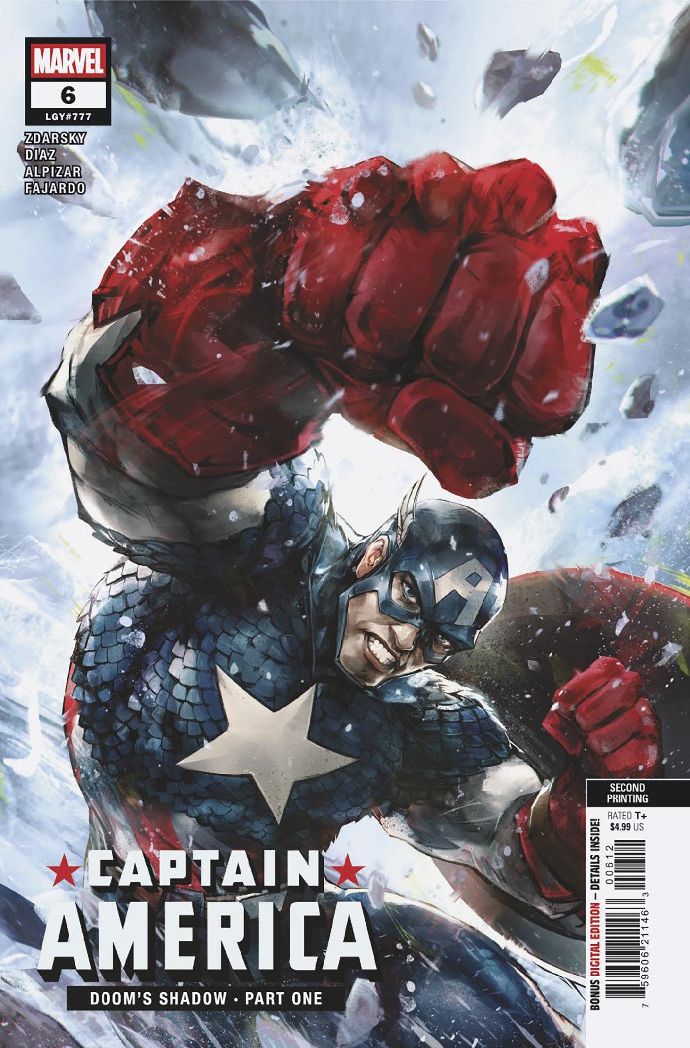 Captain America #6 MARVEL Ivan Tao 2nd Print 03/04/2026 | BD Cosmos