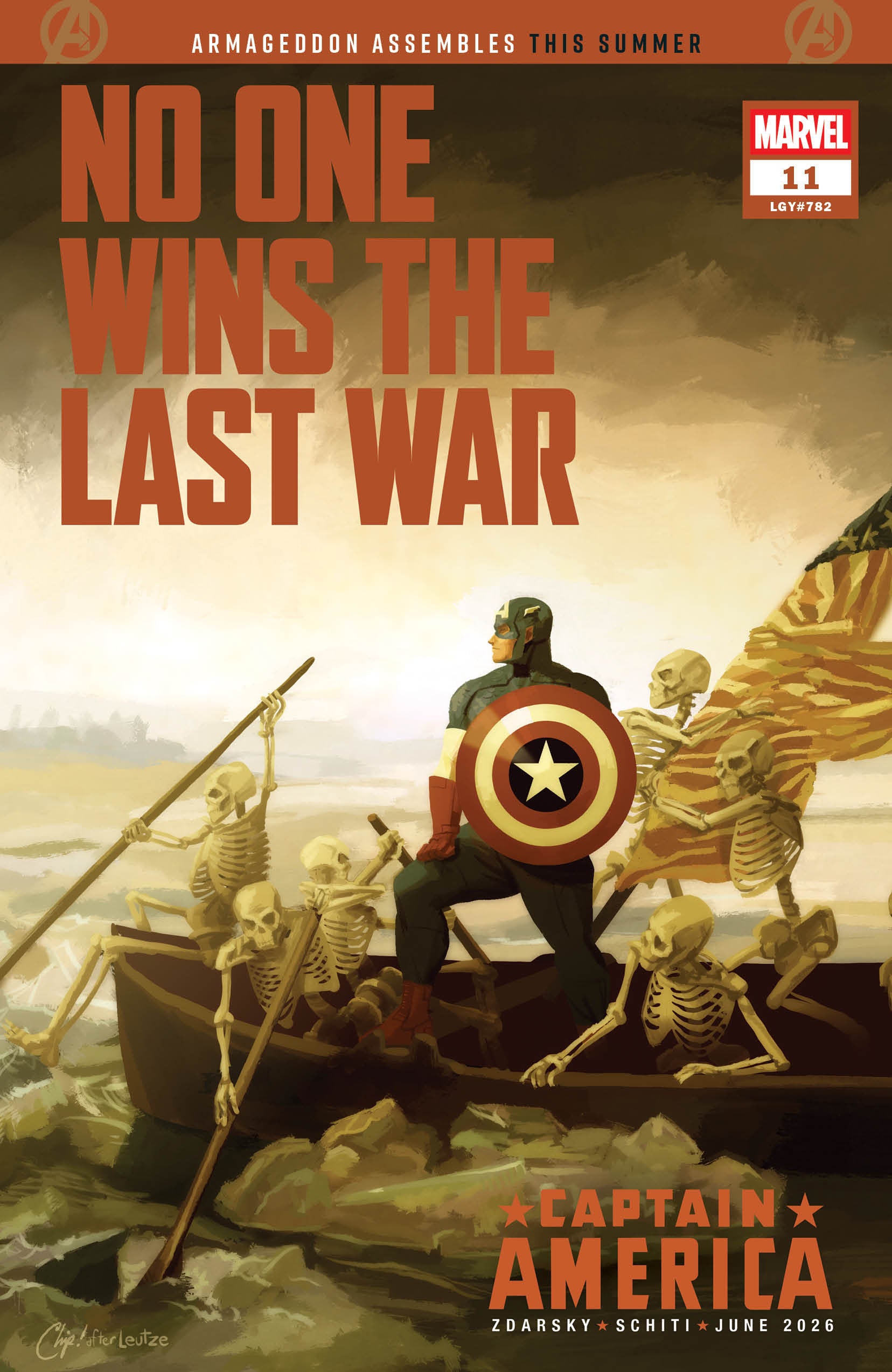 Captain America #11 MARVEL Zdarsky Foreshadow 05/13/2026 | BD Cosmos