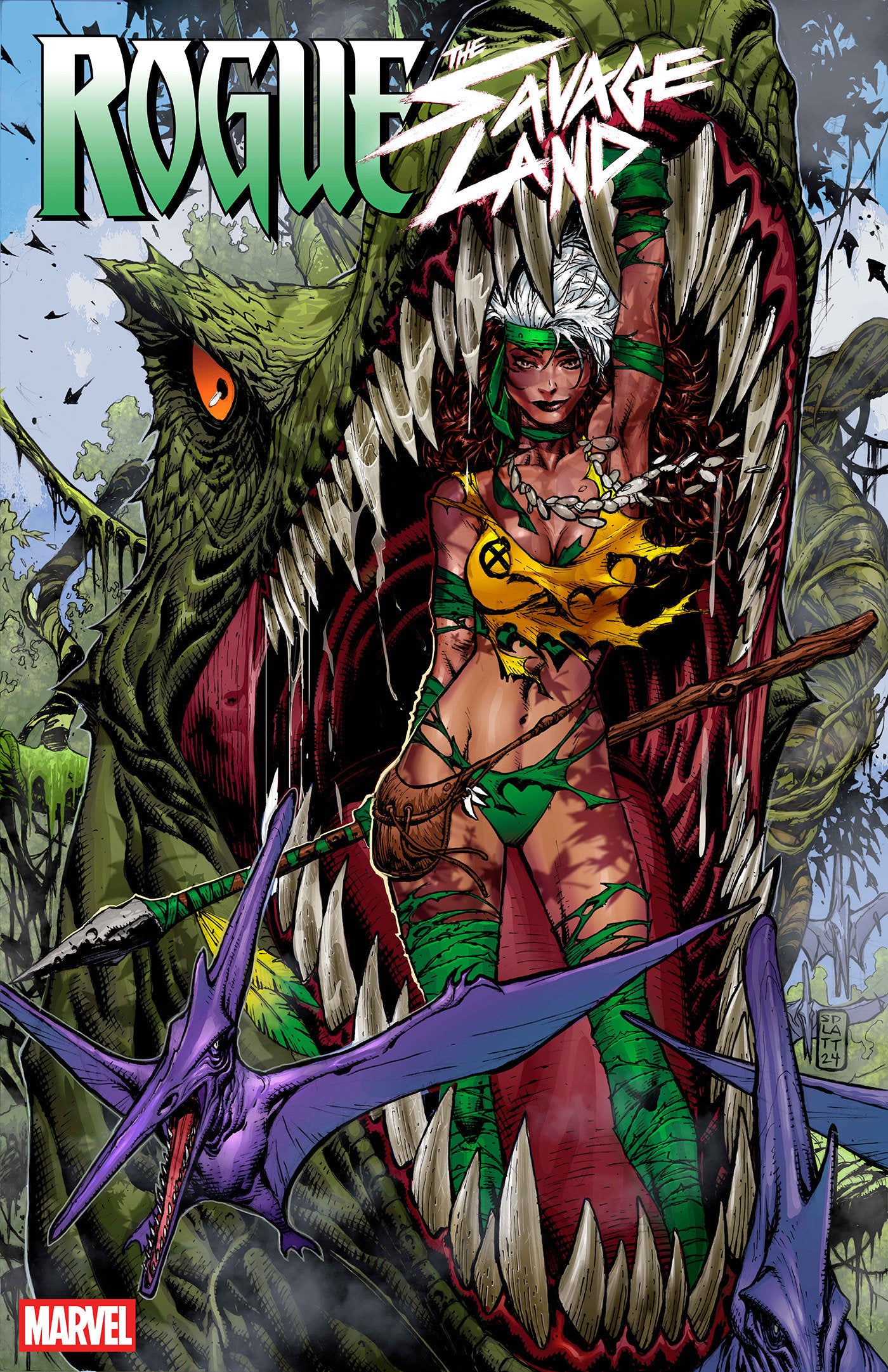 Rogue Savage Land #2 MARVEL 1:25 Stephen Platt Release 02/26/2025 | BD Cosmos