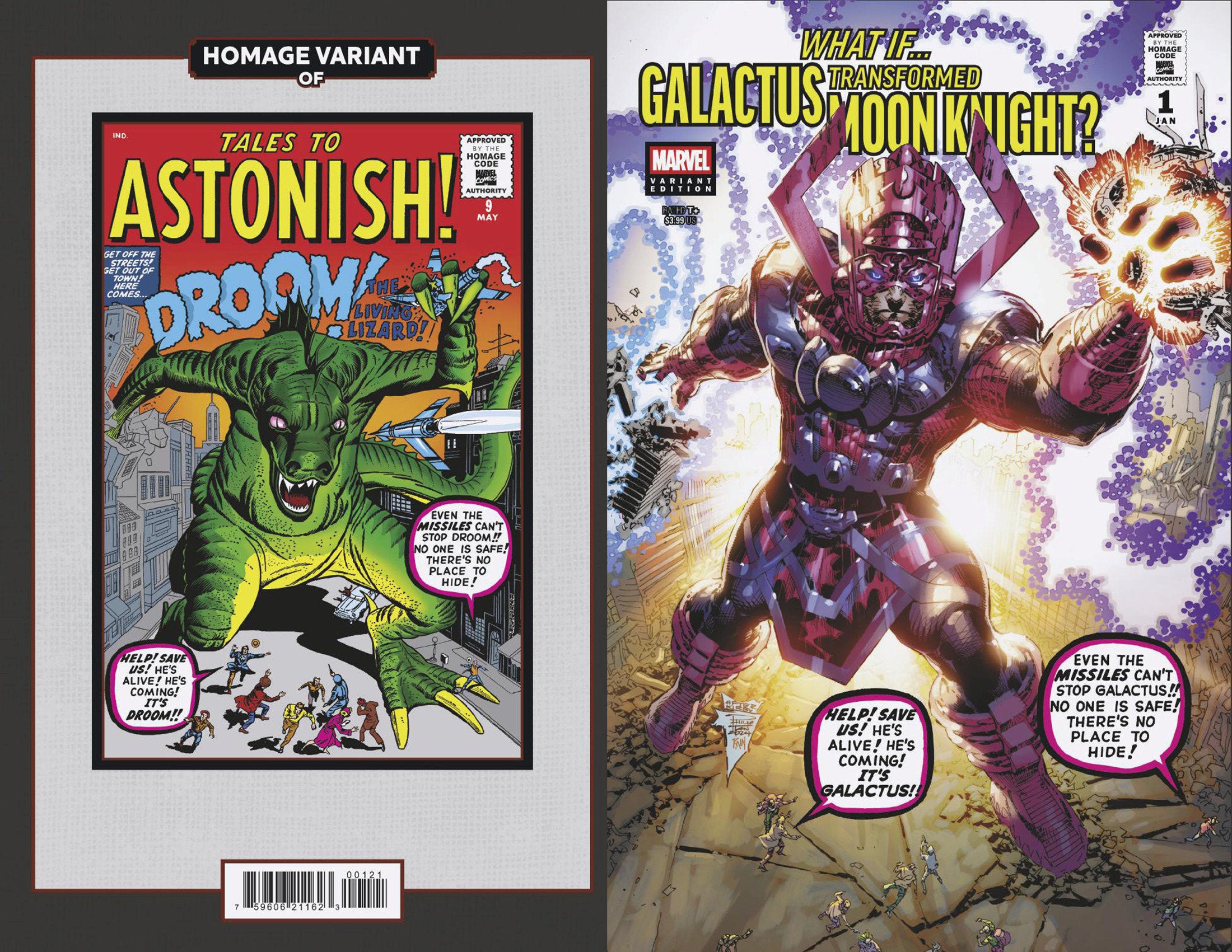 What If...? Galactus: Galactus Transformed Moon Knight? #1 Philip Tan Sci-Fi Hom Age Variant | BD Cosmos