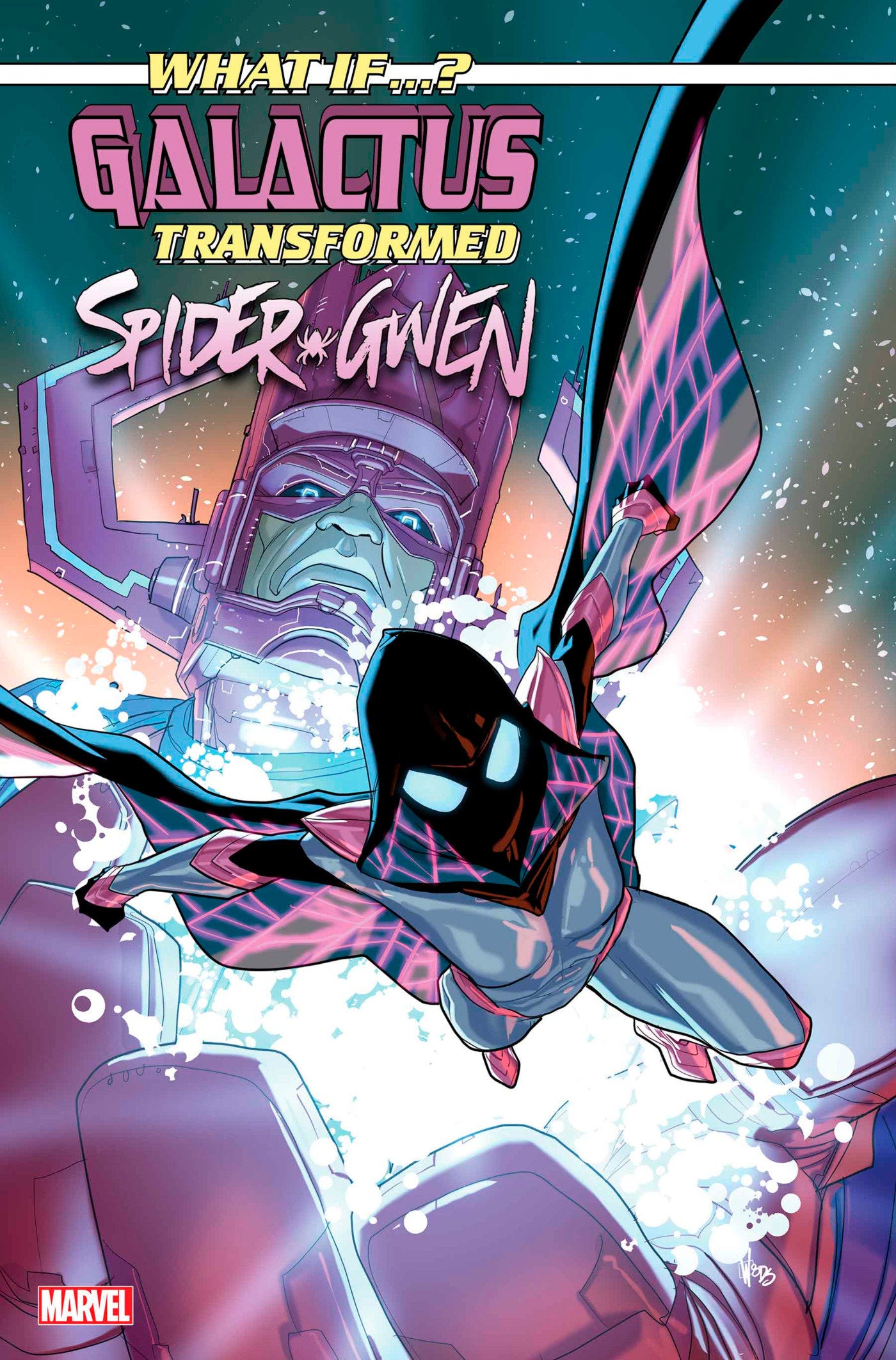 What If...? Galactus: Galactus Transformed Spider-Gwen? #1 Pete Woods Variant | BD Cosmos