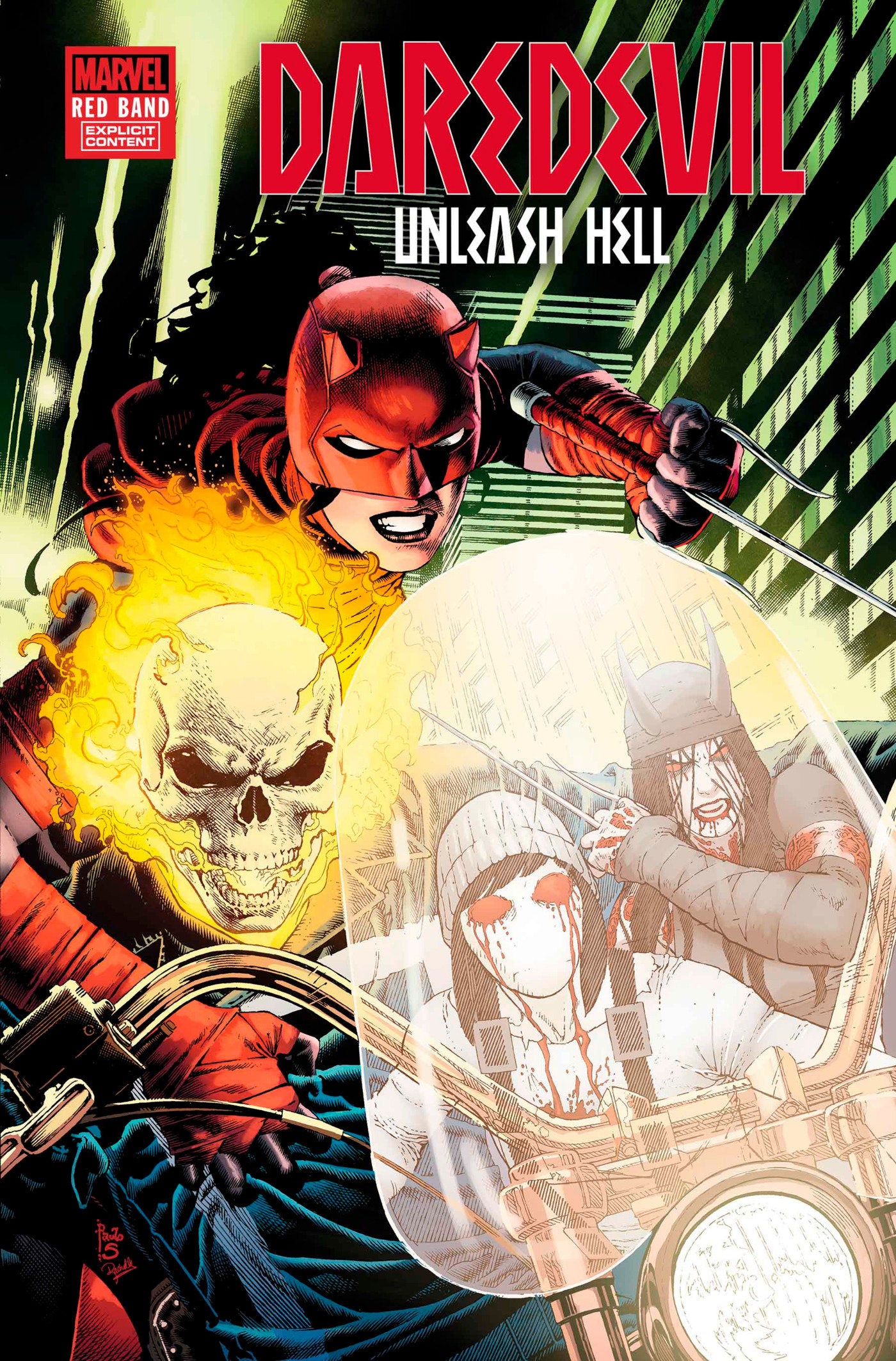 Daredevil Unleash Hell Red Band #4 MARVEL [Polybagged] 04/16/2025 | BD Cosmos