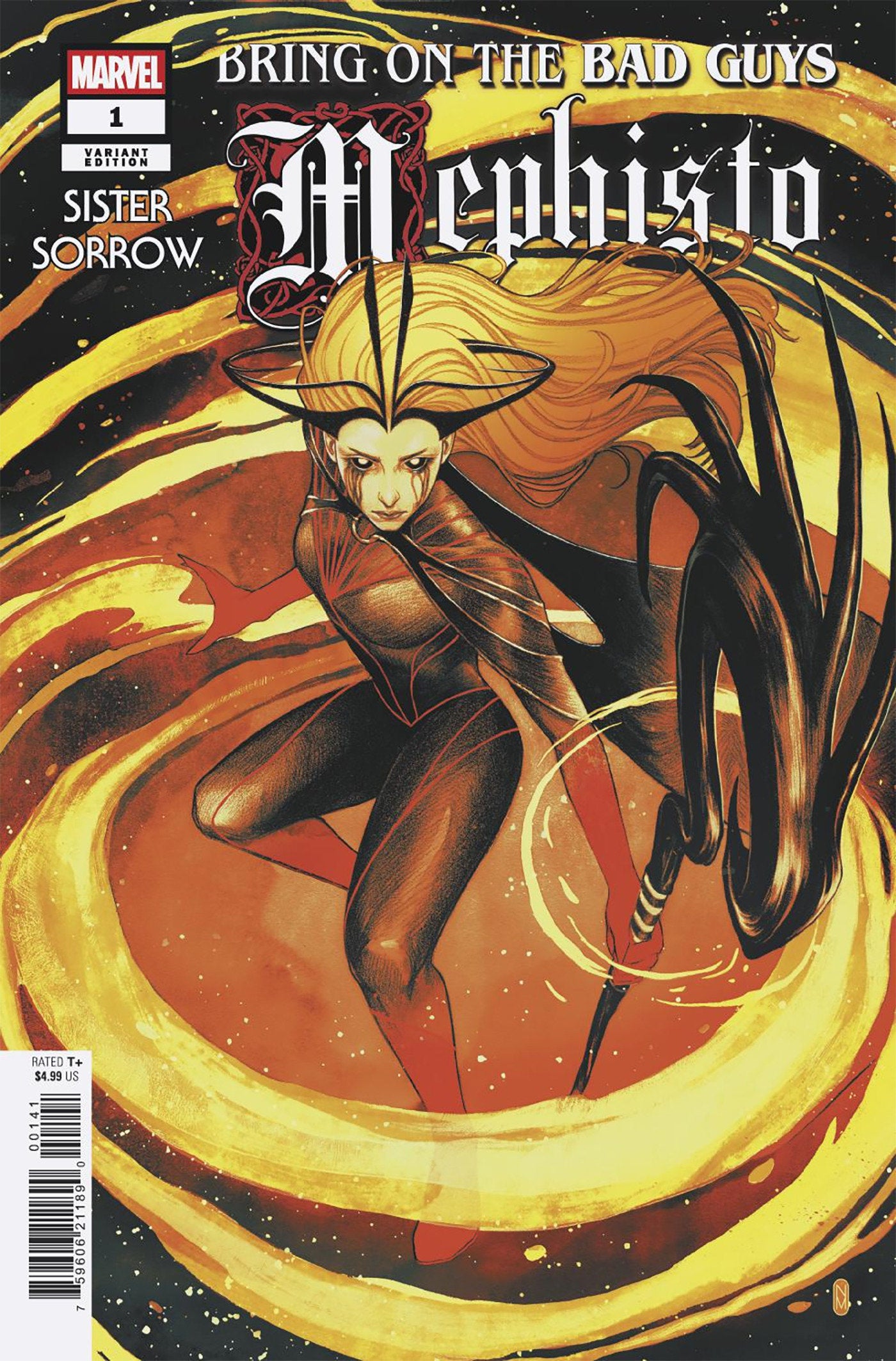 Bring On The Bad Guys: Mephisto #1 Nimit Malavia Sister Sorrow Variant | BD Cosmos
