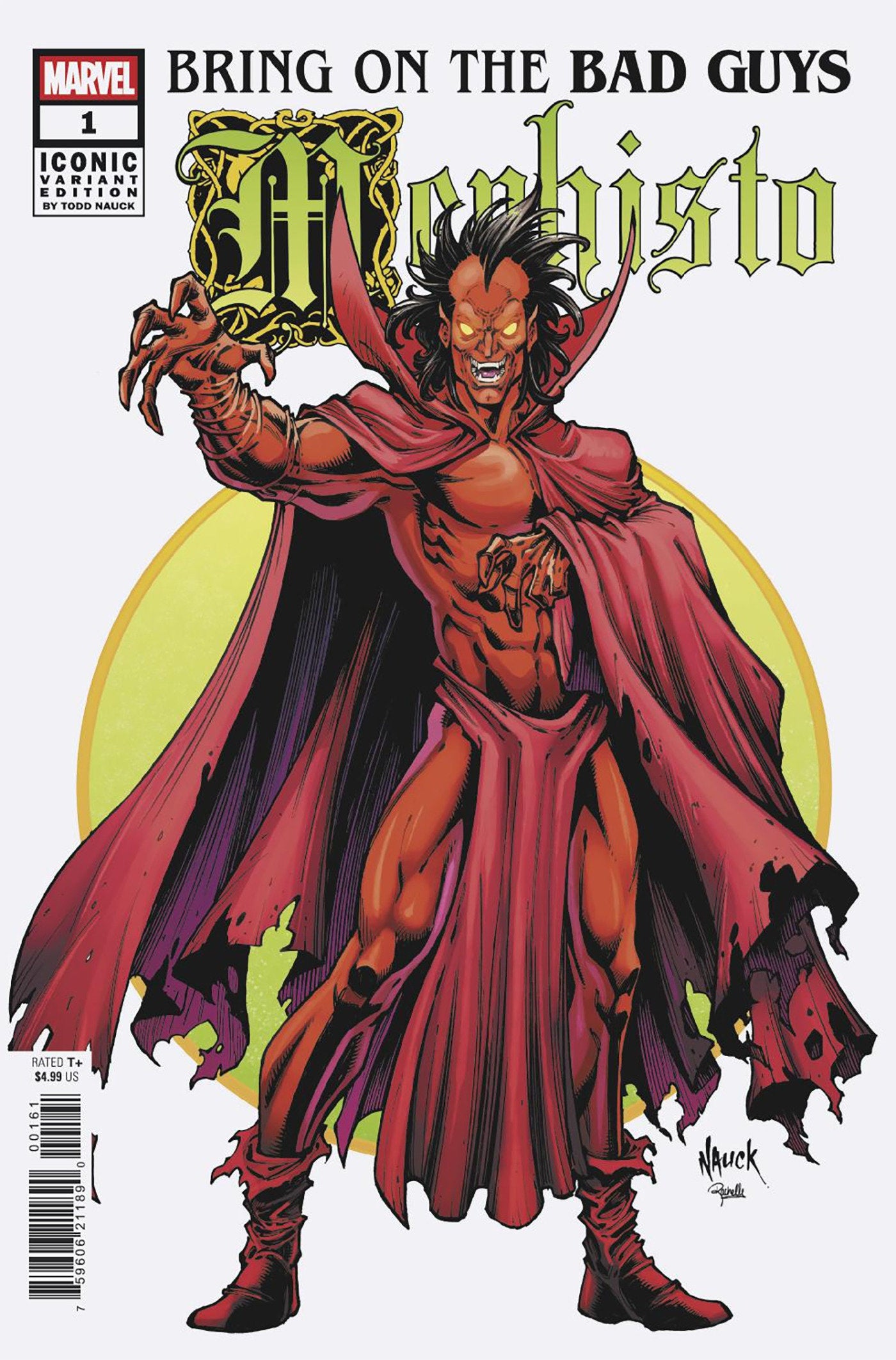 Bring On The Bad Guys: Mephisto #1 Todd Nauck Iconic Variant | BD Cosmos