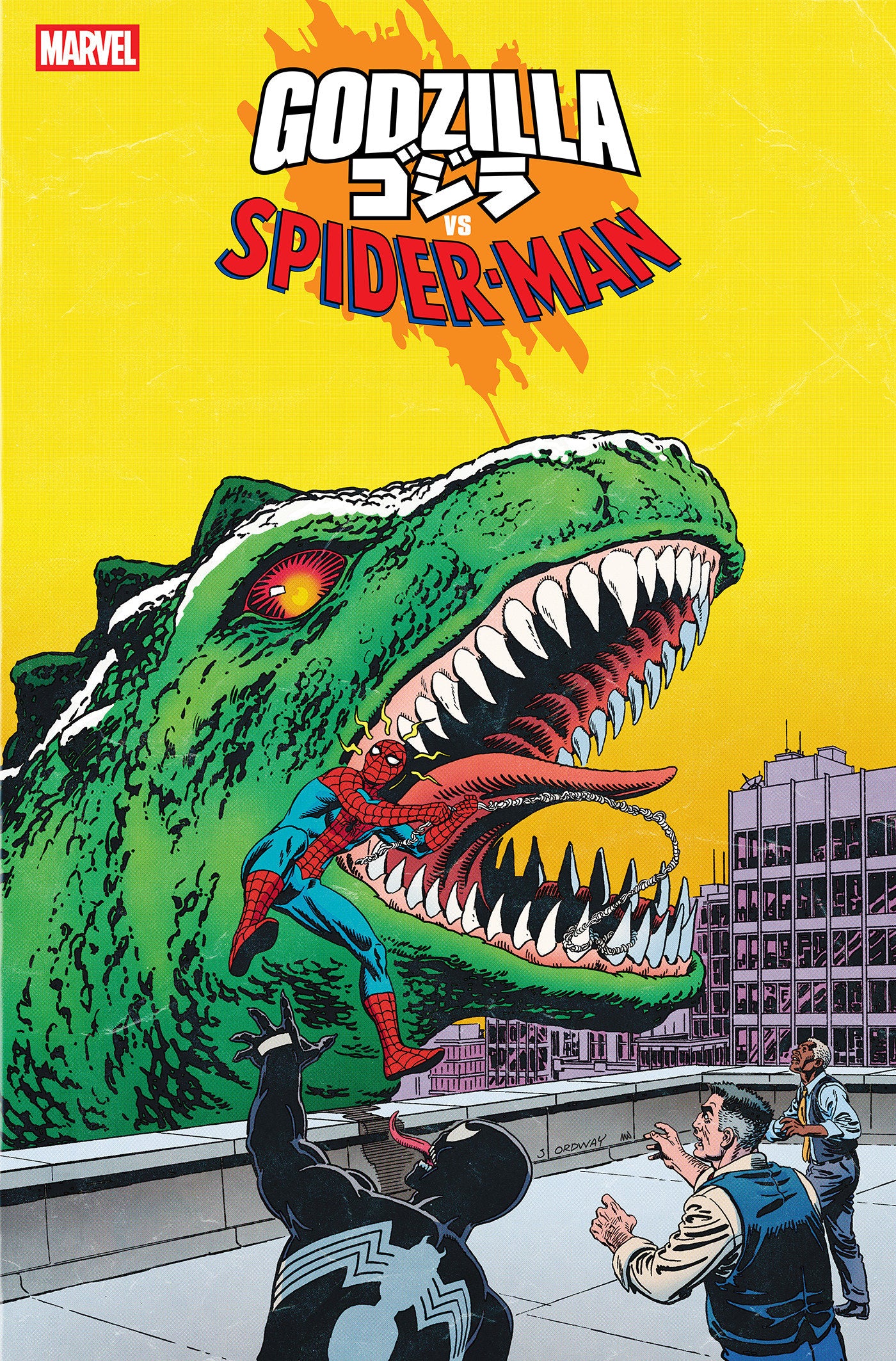 Godzilla vs. Spider-Man #1 Marvel Ordway Godzilla King Of The Monsters Homage 04/30/2025 | BD Cosmos