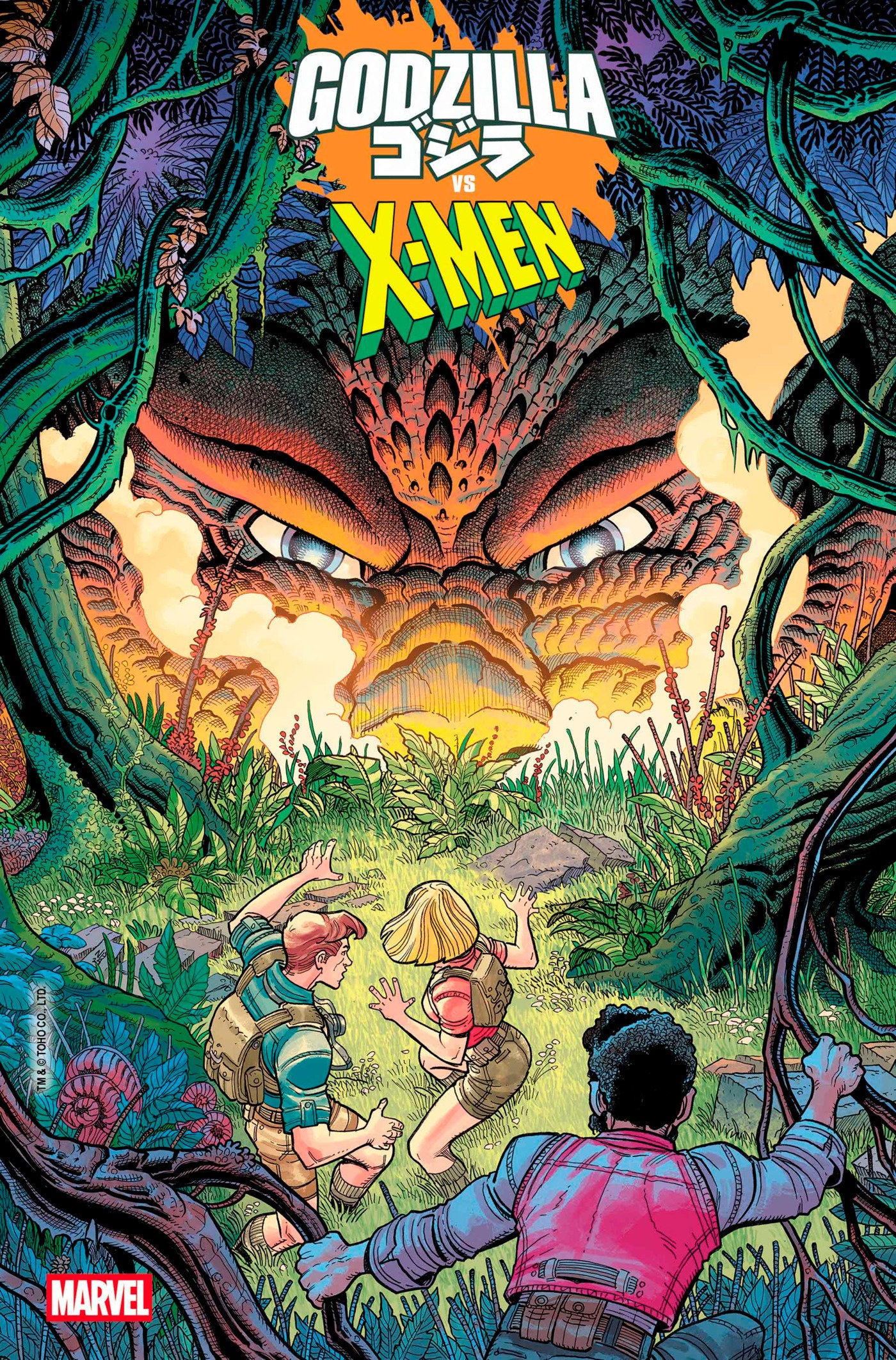 Godzilla vs. X-Men #1 Nick Bradshaw Monster Homage Variant | BD Cosmos