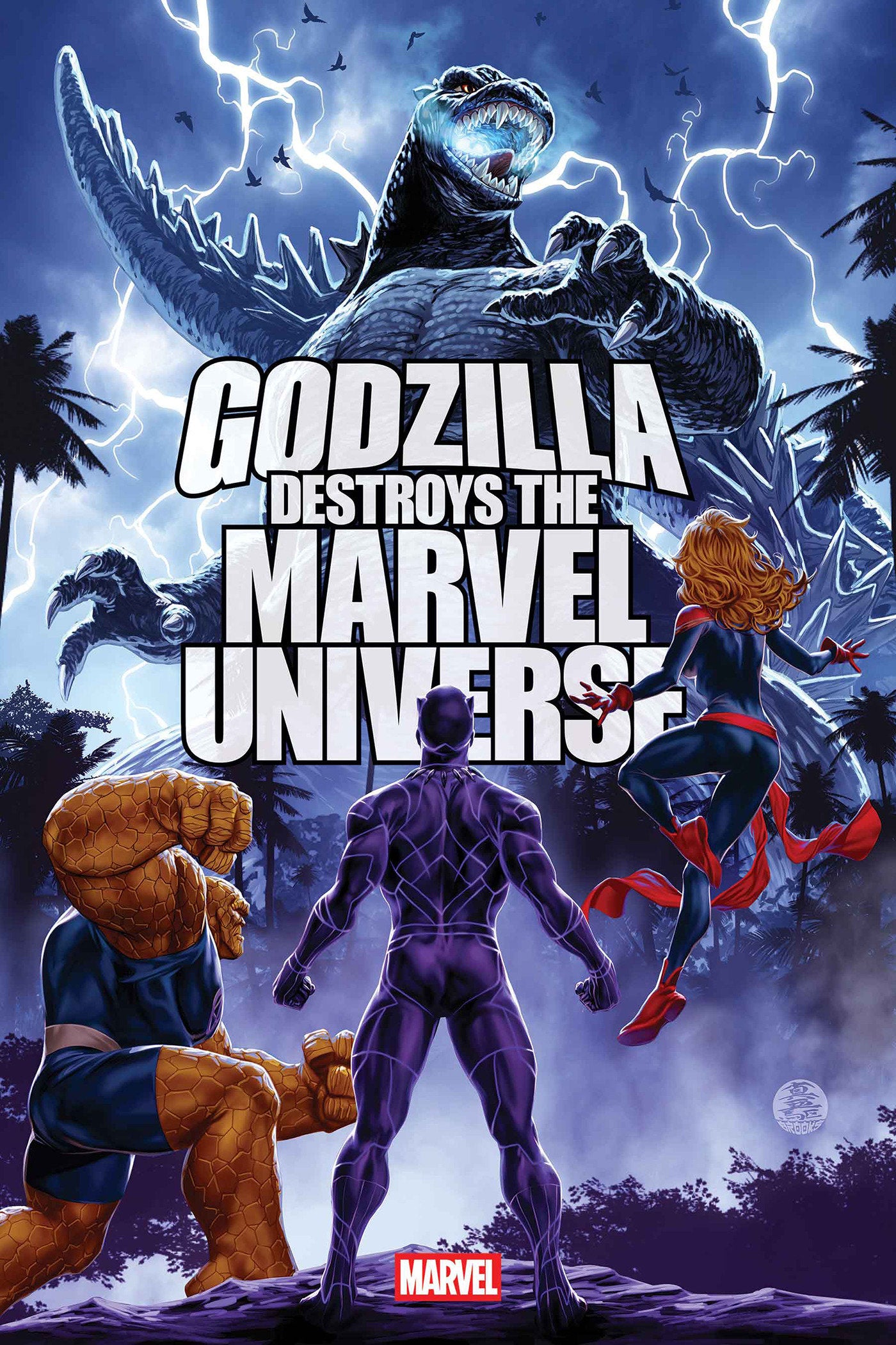 Godzilla Destroys The Marvel Universe #4 10/15/2025 | BD Cosmos