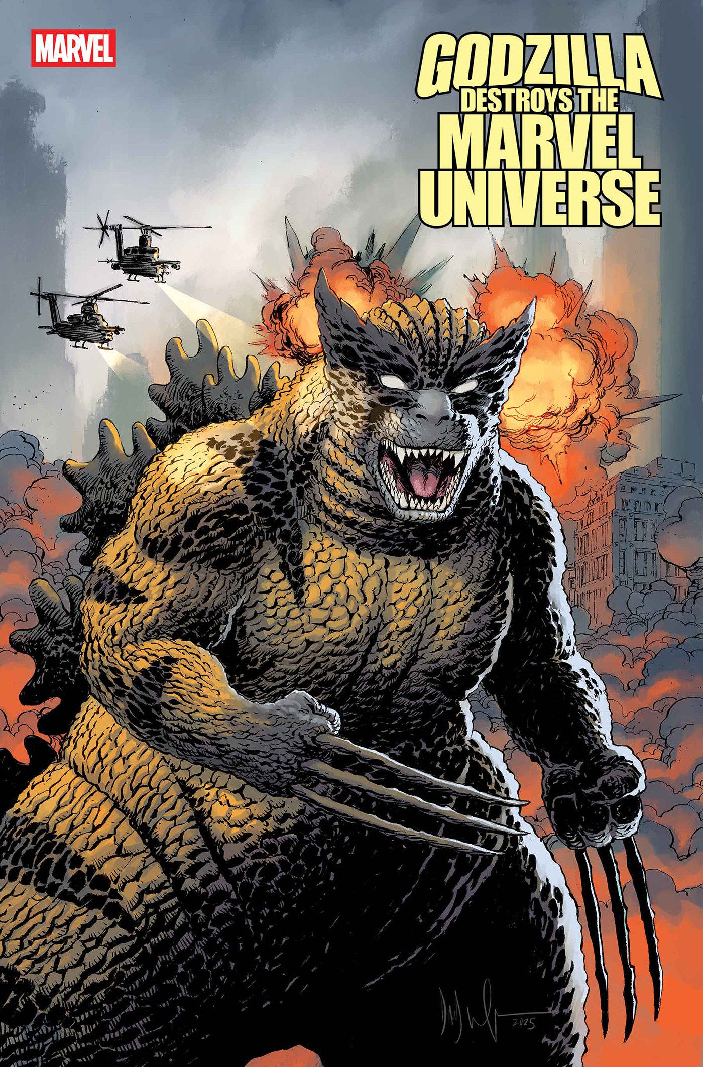 Godzilla Destroys The Marvel Universe #4 MARVEL Dave Wachter Marvelzed Wolverine-Zilla 10/15/2025 | BD Cosmos