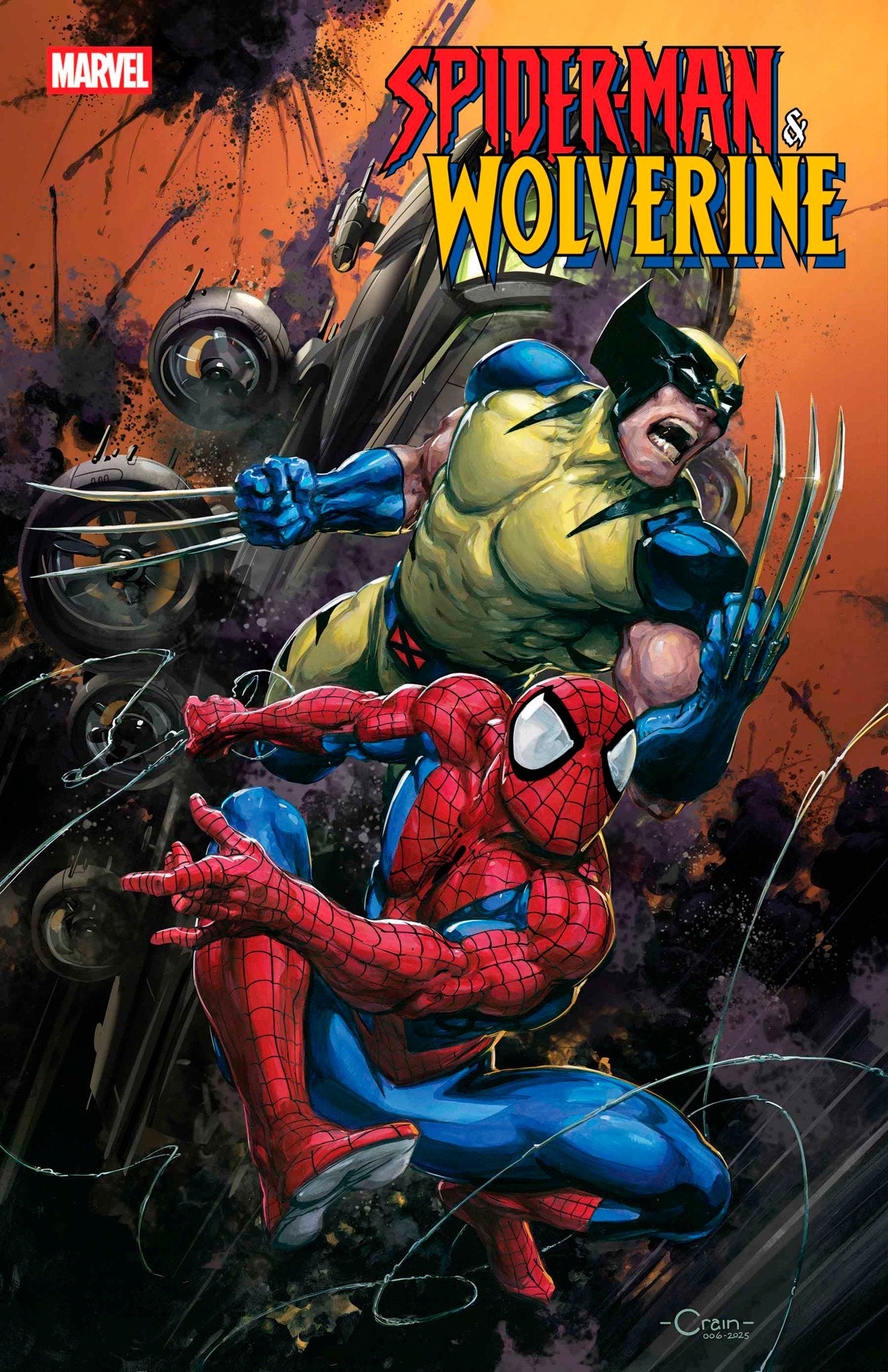 Spider-Man & Wolverine #1 MARVEL Clayton Crain 05/21/2025 | BD Cosmos