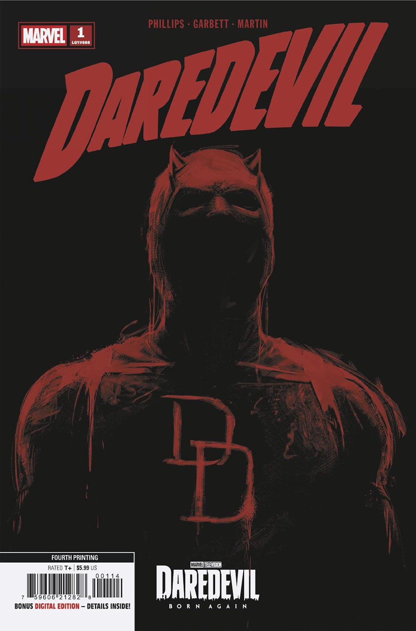 Daredevil #1 4th Print Marvel Television 07/29/2026 | BD Cosmos