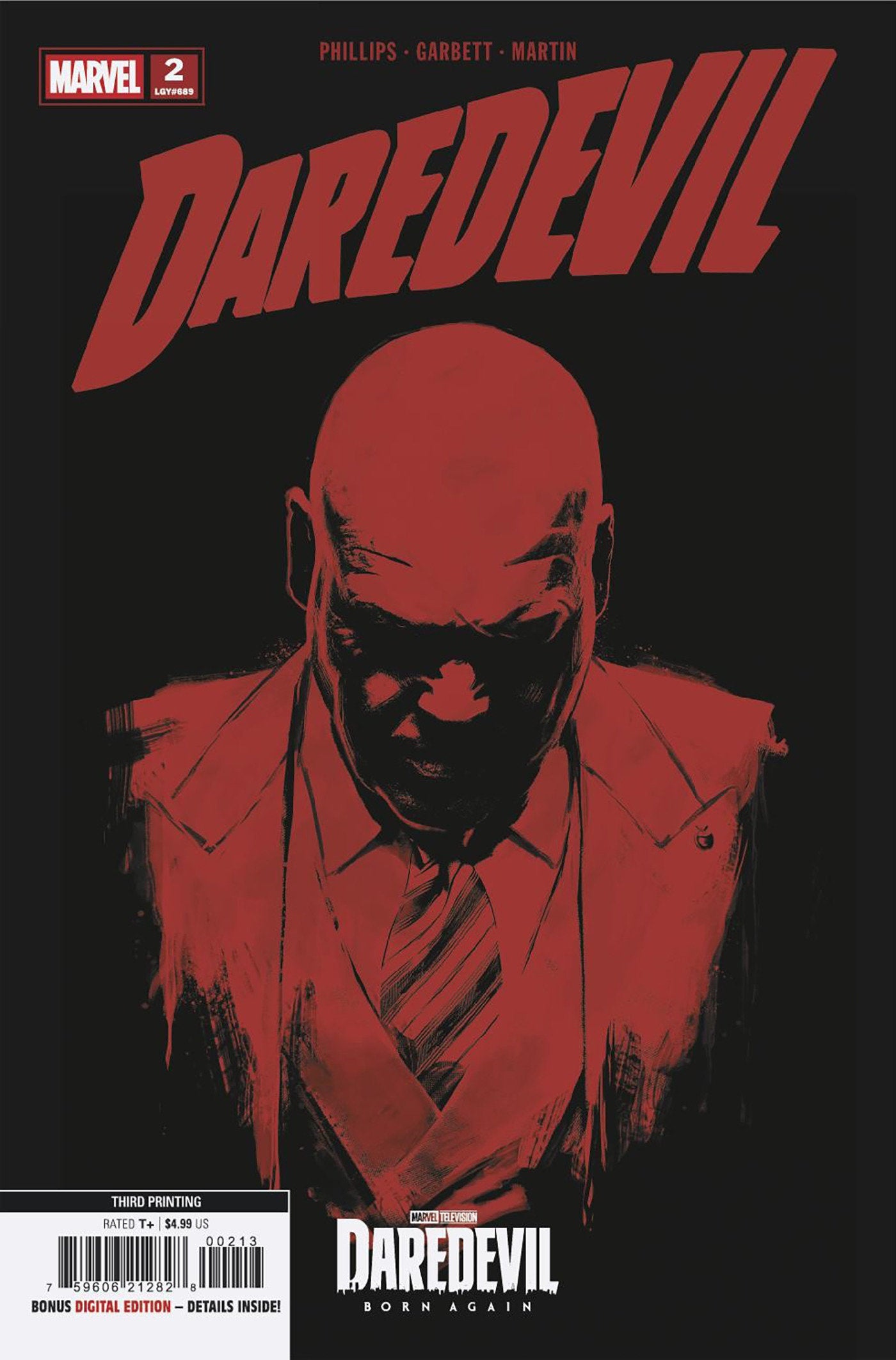 Daredevil #2 Marvel Television 3rd Printing 07/29/2026 | BD Cosmos