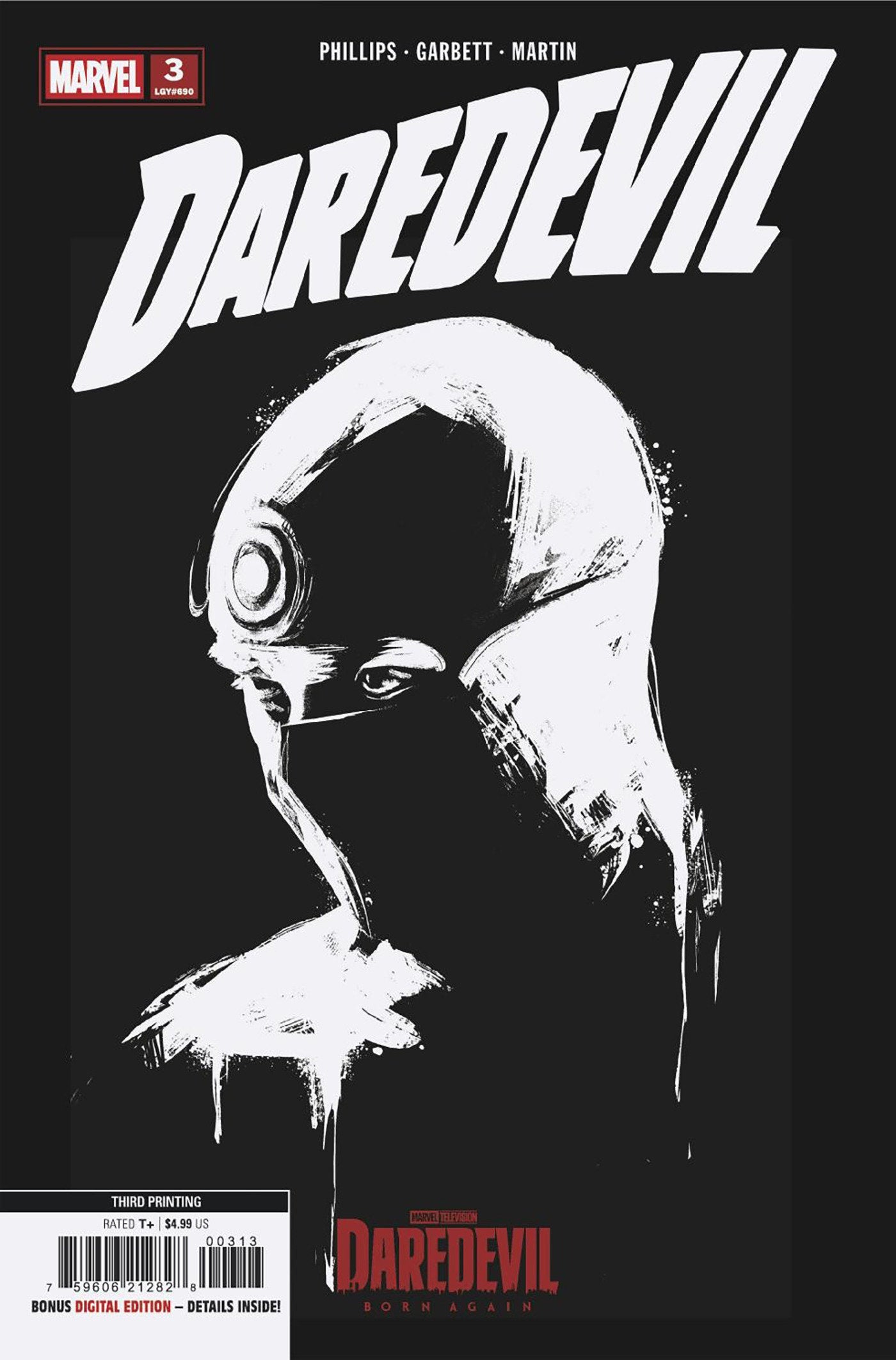 Daredevil #3 Marvel Television 3rd Printing 08/26/2026 | BD Cosmos