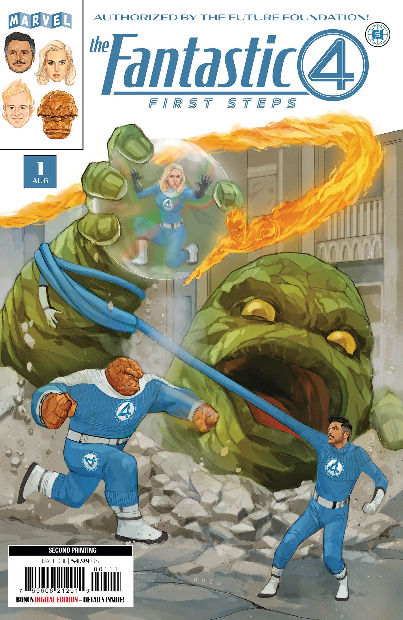 Fantastic Four: First Steps #1 2nd Print Phil Noto 08/27/2025 | BD Cosmos