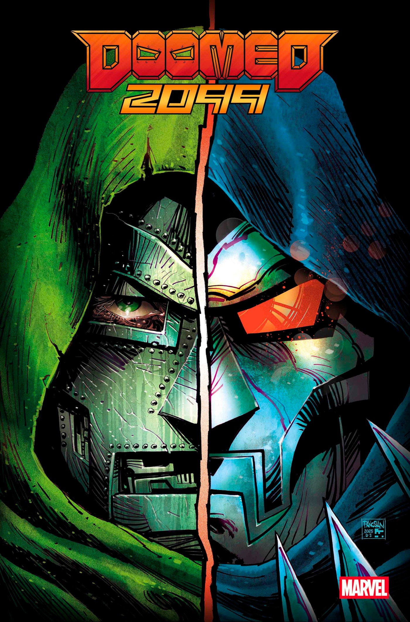 Doomed 2099 #1 MARVEL Dan Panosian Doomed Mask Foil Release 08/27/2025 | BD Cosmos