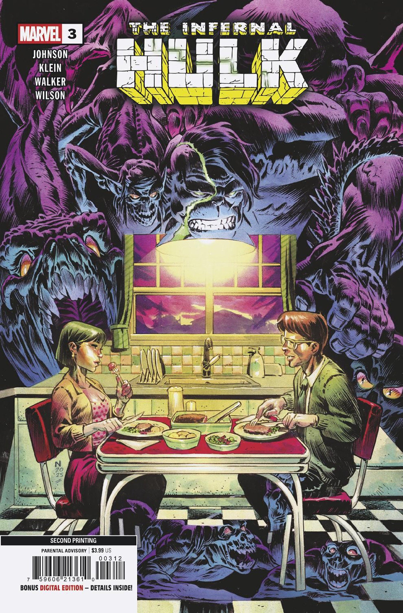 Infernal Hulk #3 MARVEL Nic Klein 2nd Print 03/11/2026 | BD Cosmos