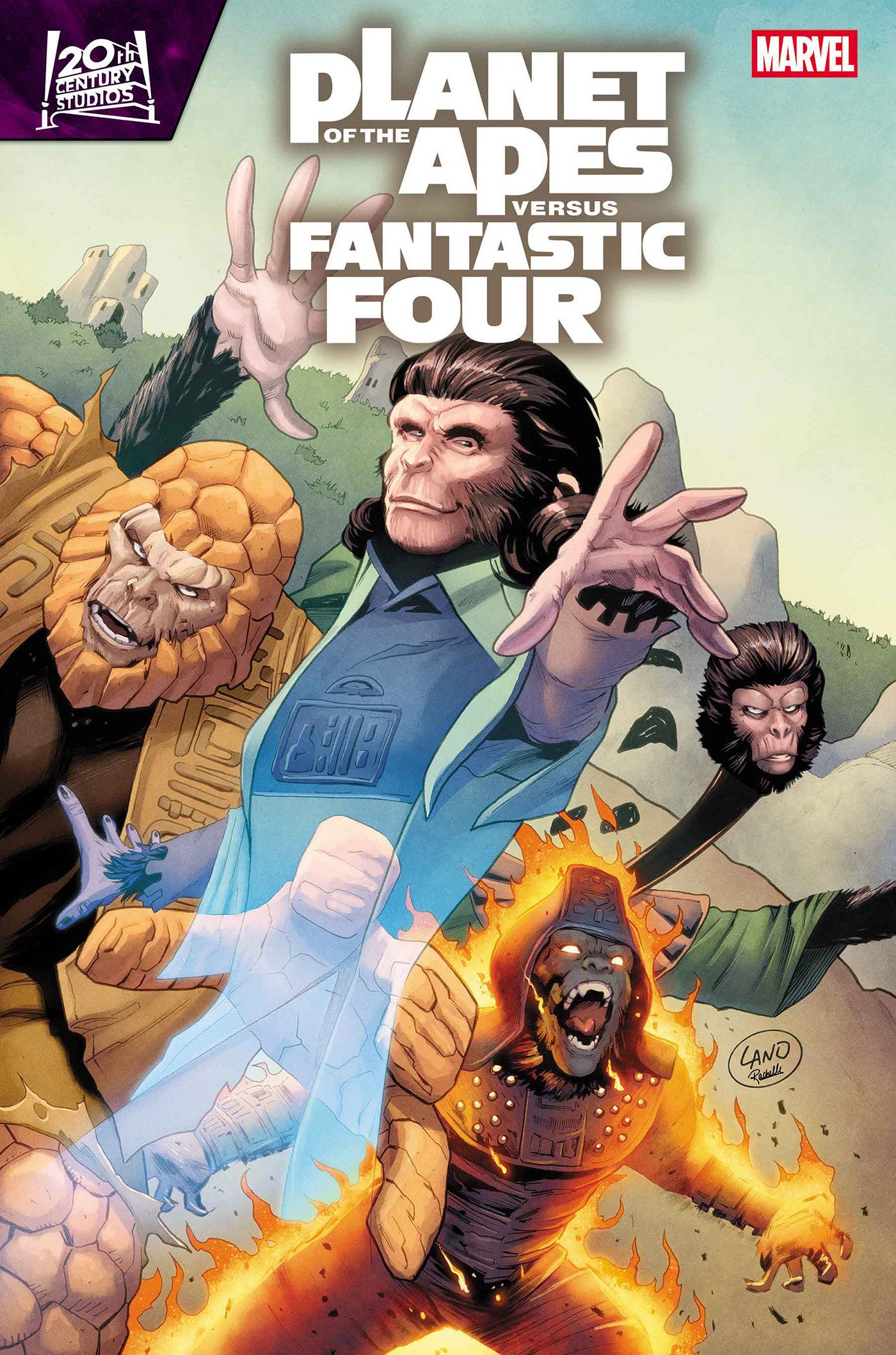 Planet Of The Apes vs. Fantastic Four #2 MARVEL 03/11/2026 | BD Cosmos