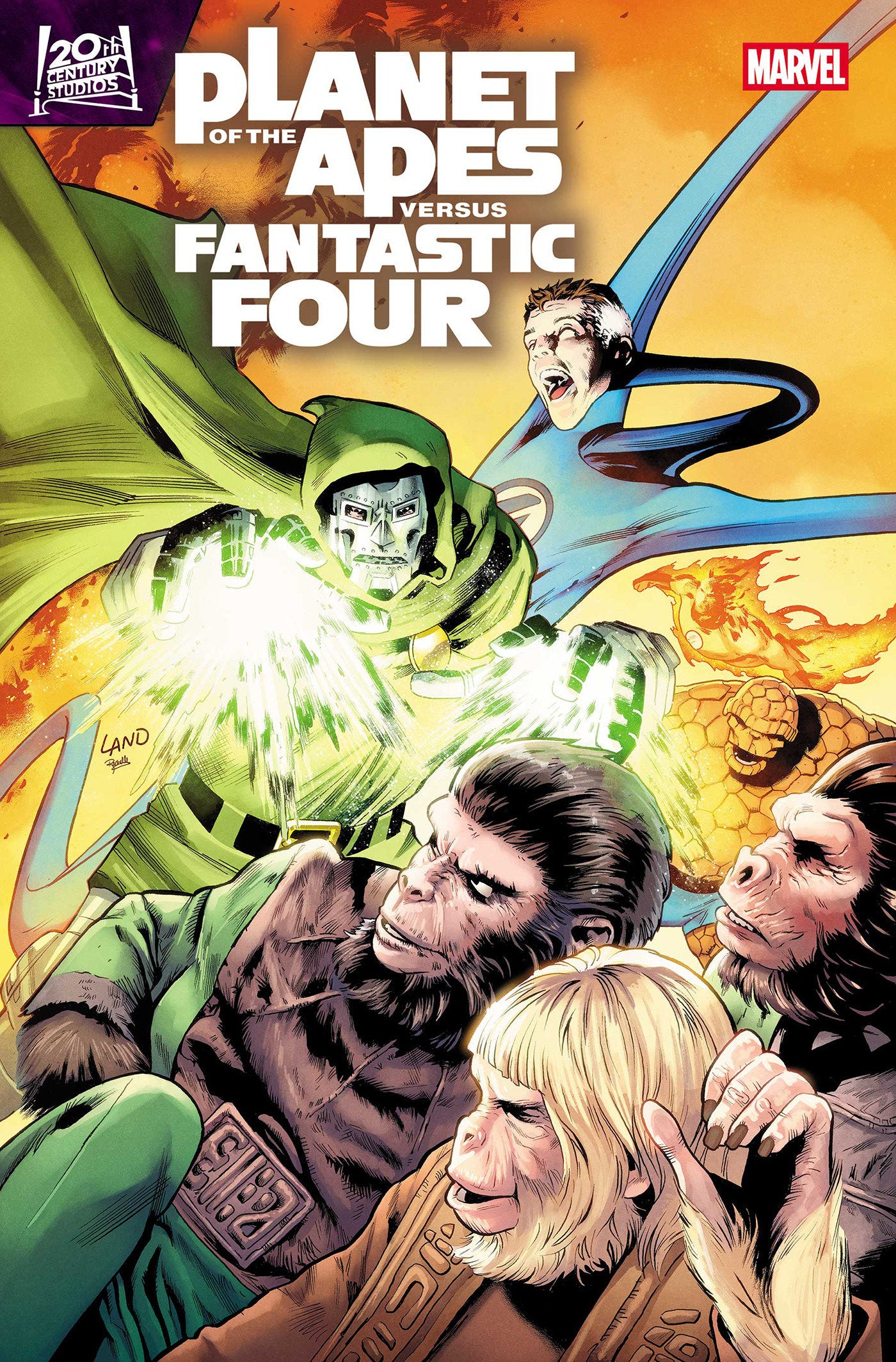 Planet Of The Apes vs. Fantastic Four #4 MARVEL 05/27/2026 | BD Cosmos