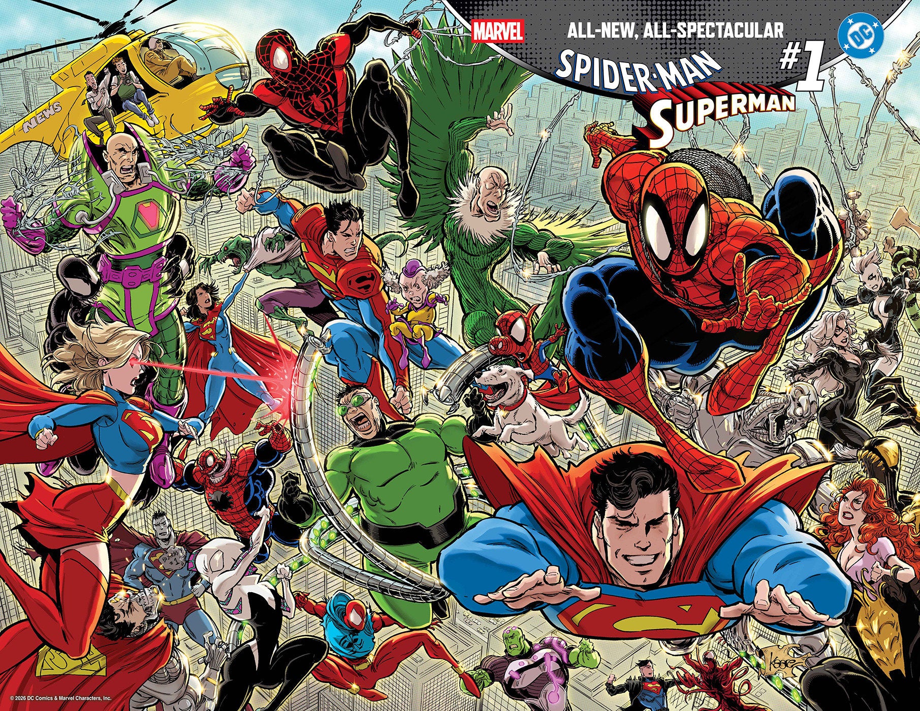 Marvel/DC: Spider-Man/Superman #1 MARVEL Kaare Andrews Wraparound 04/22/2026 | BD Cosmos